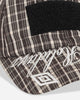 Umbro Check Hazard Cap Beige Dark Brown Hats Caps UBMW256FA36 BEG0015