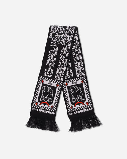 Umbro Notice Scarf Black White Gloves and Scarves Scarves and Warmneck UBMW271YA22 BLK0012