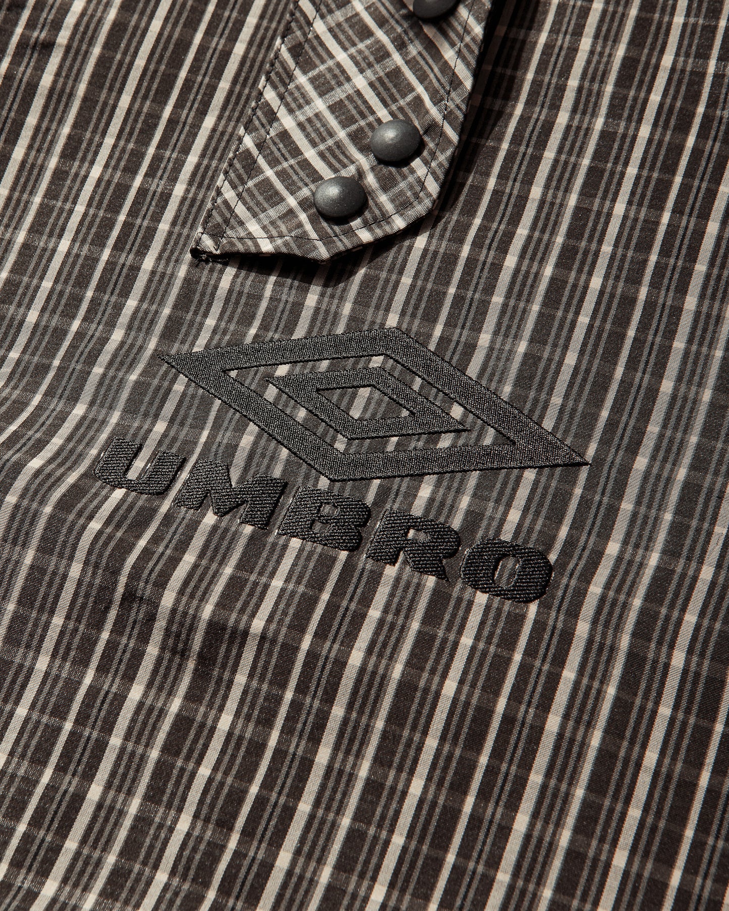 Umbro Check Smock Anorak Beige Dark Brown Coats and Jackets Jackets UBMW0470FA300 BEG0015