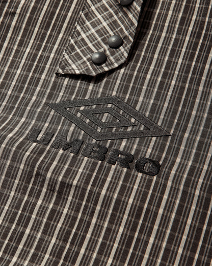 Umbro Check Smock Anorak Beige Dark Brown Coats and Jackets Jackets UBMW0470FA300 BEG0015