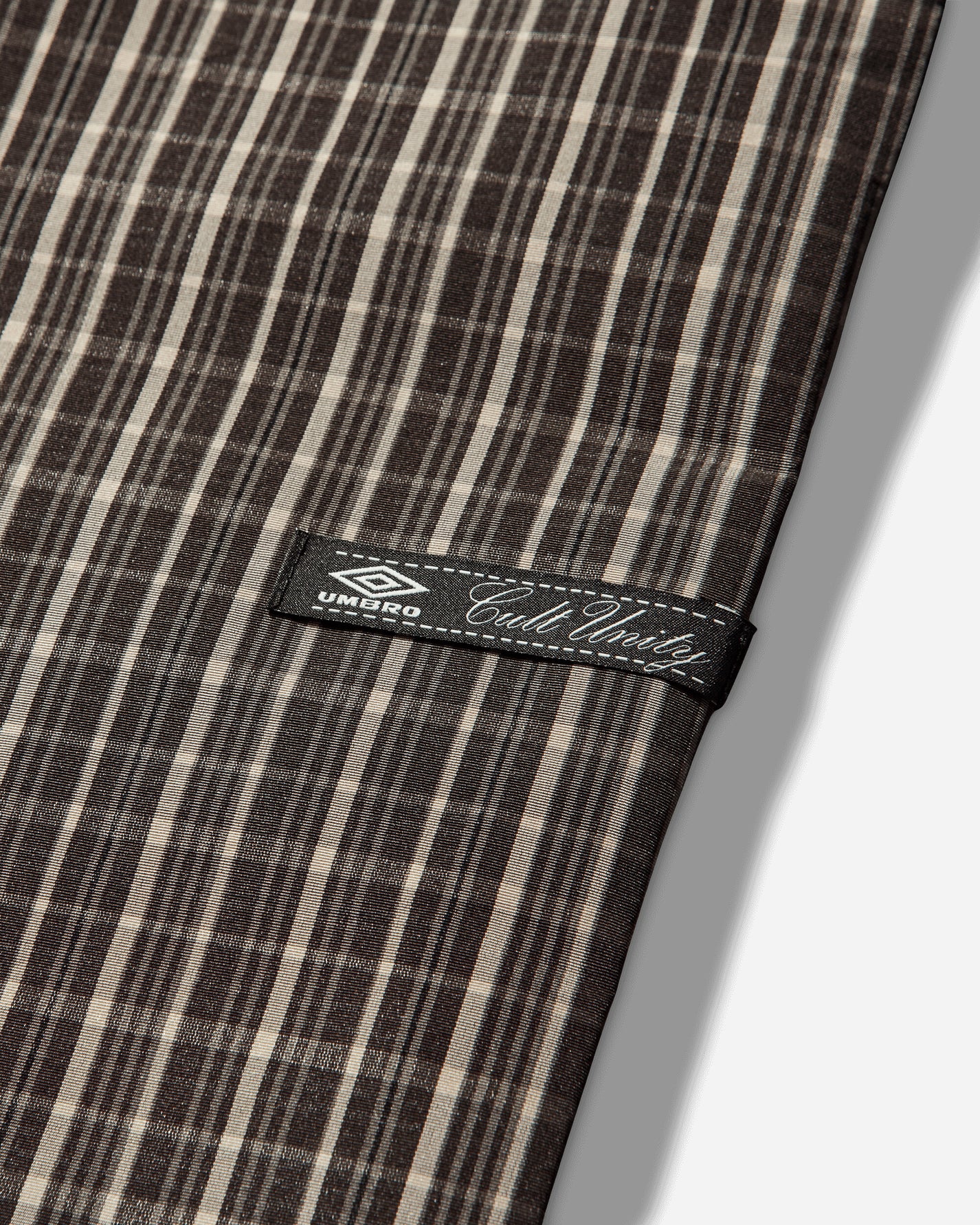 Umbro Check Smock Anorak Beige Dark Brown Coats and Jackets Jackets UBMW0470FA300 BEG0015