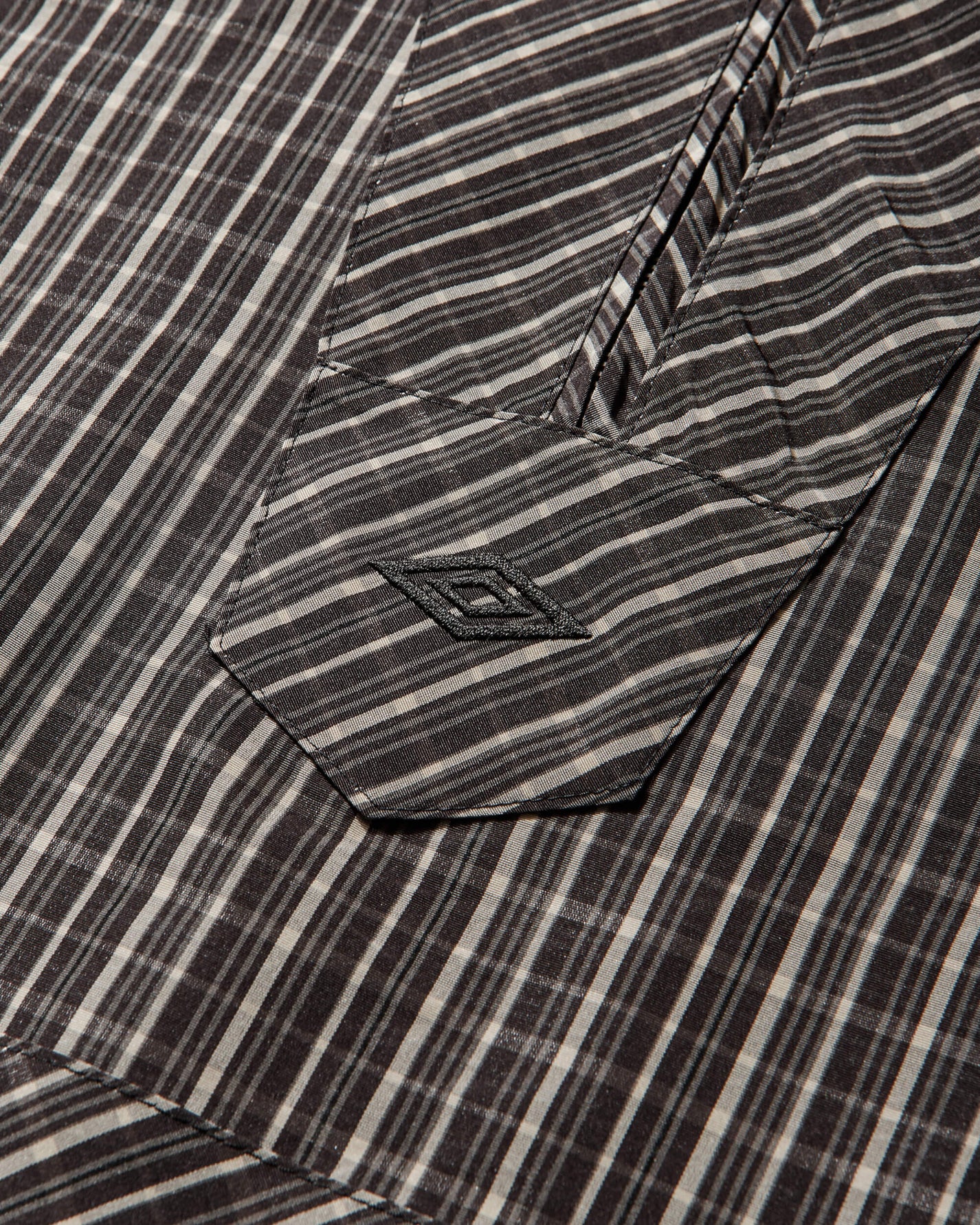 Umbro Checked Masked Anorak Beige Dark Brown Coats and Jackets Jackets UBMW0547FA361 BEG0015