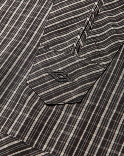 Umbro Checked Masked Anorak Beige Dark Brown Coats and Jackets Jackets UBMW0547FA361 BEG0015