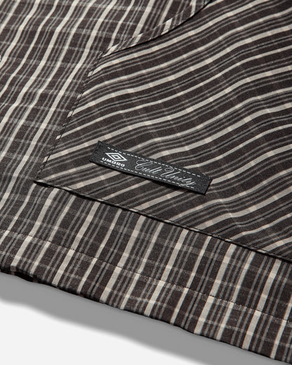 Umbro Checked Masked Anorak Beige Dark Brown Coats and Jackets Jackets UBMW0547FA361 BEG0015