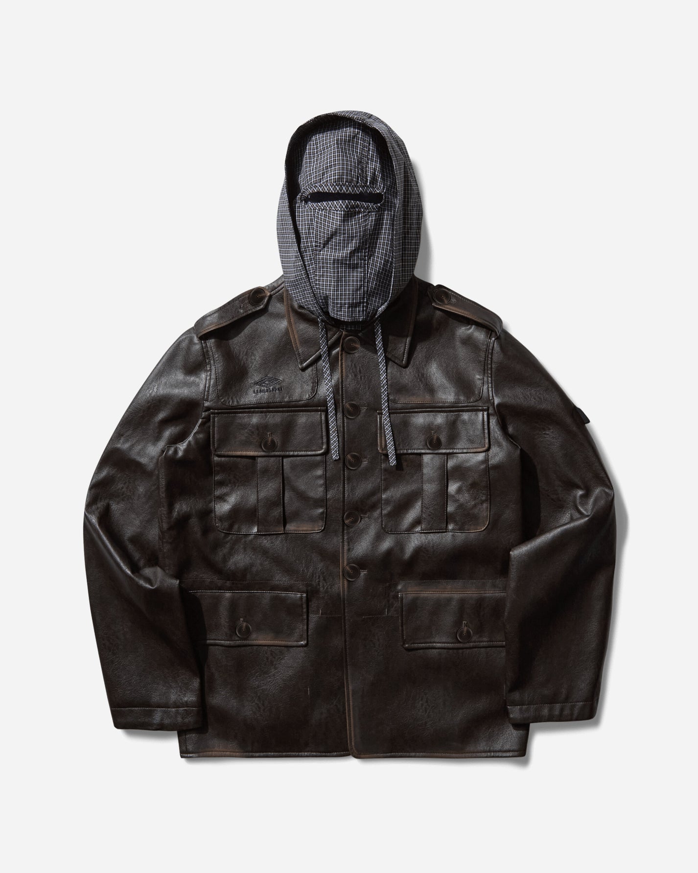 Umbro Eco Leather Service Jacket Burnt Brown Coats and Jackets Jackets UBMW0474FA304 BRW0069