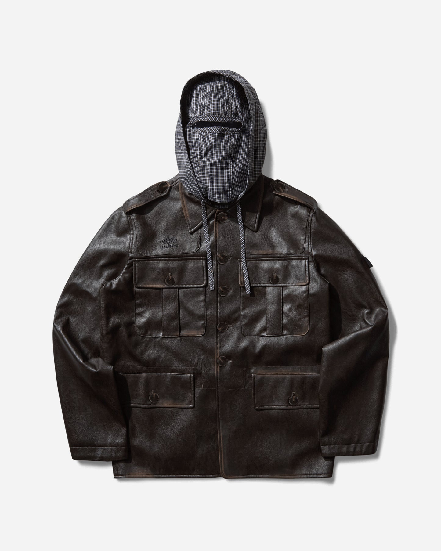 Umbro Eco Leather Service Jacket Burnt Brown Coats and Jackets Jackets UBMW0474FA304 BRW0069