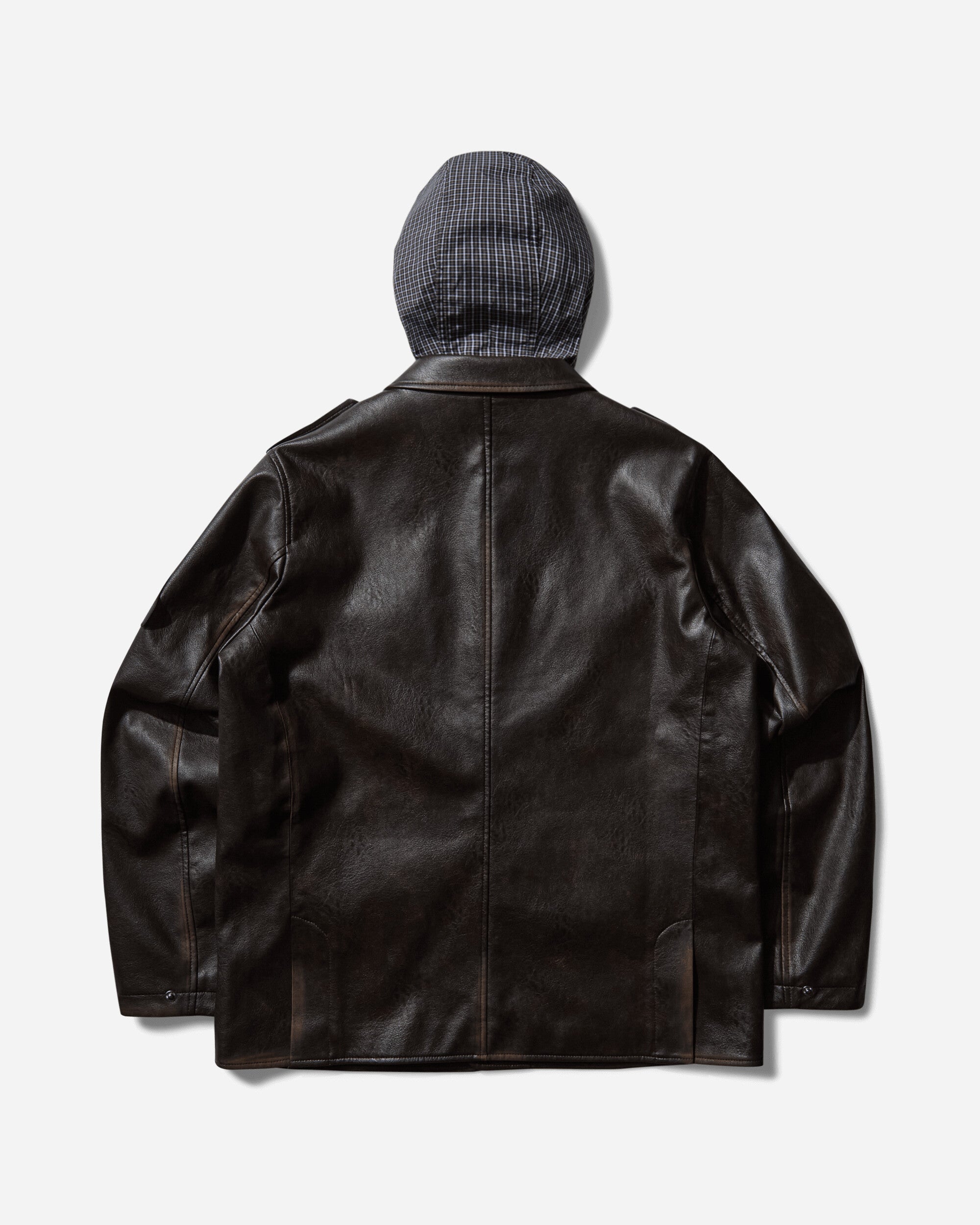 Umbro Eco Leather Service Jacket Burnt Brown Coats and Jackets Jackets UBMW0474FA304 BRW0069