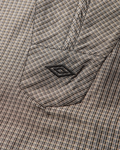 Umbro Masked Check Anorak Beige Black Coats and Jackets Jackets UBMW0397FA246 BEG0024