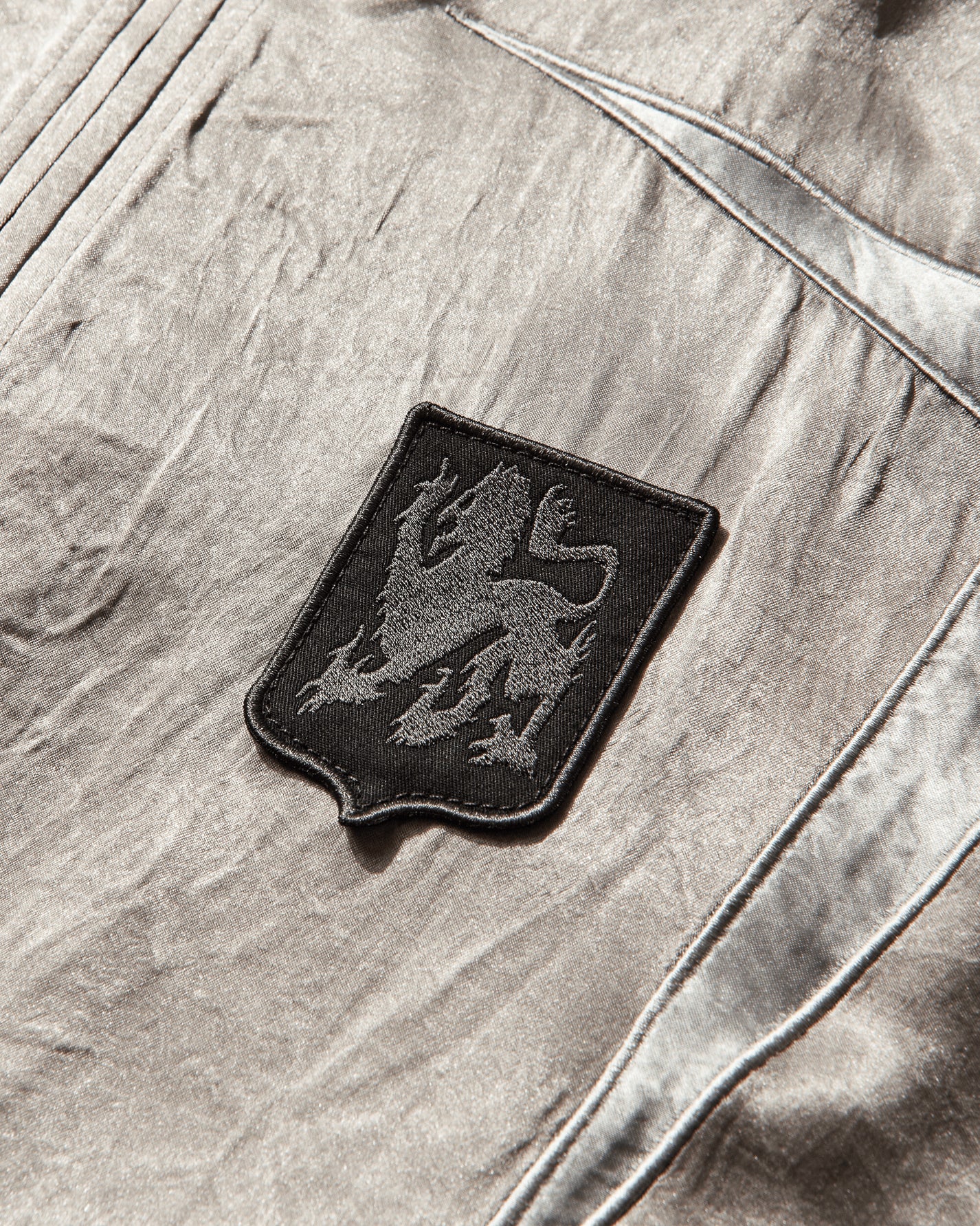 Umbro Satin Jester Track Jacket Silver Pearl Coats and Jackets Jackets UBMW0511FA335 GRY0009