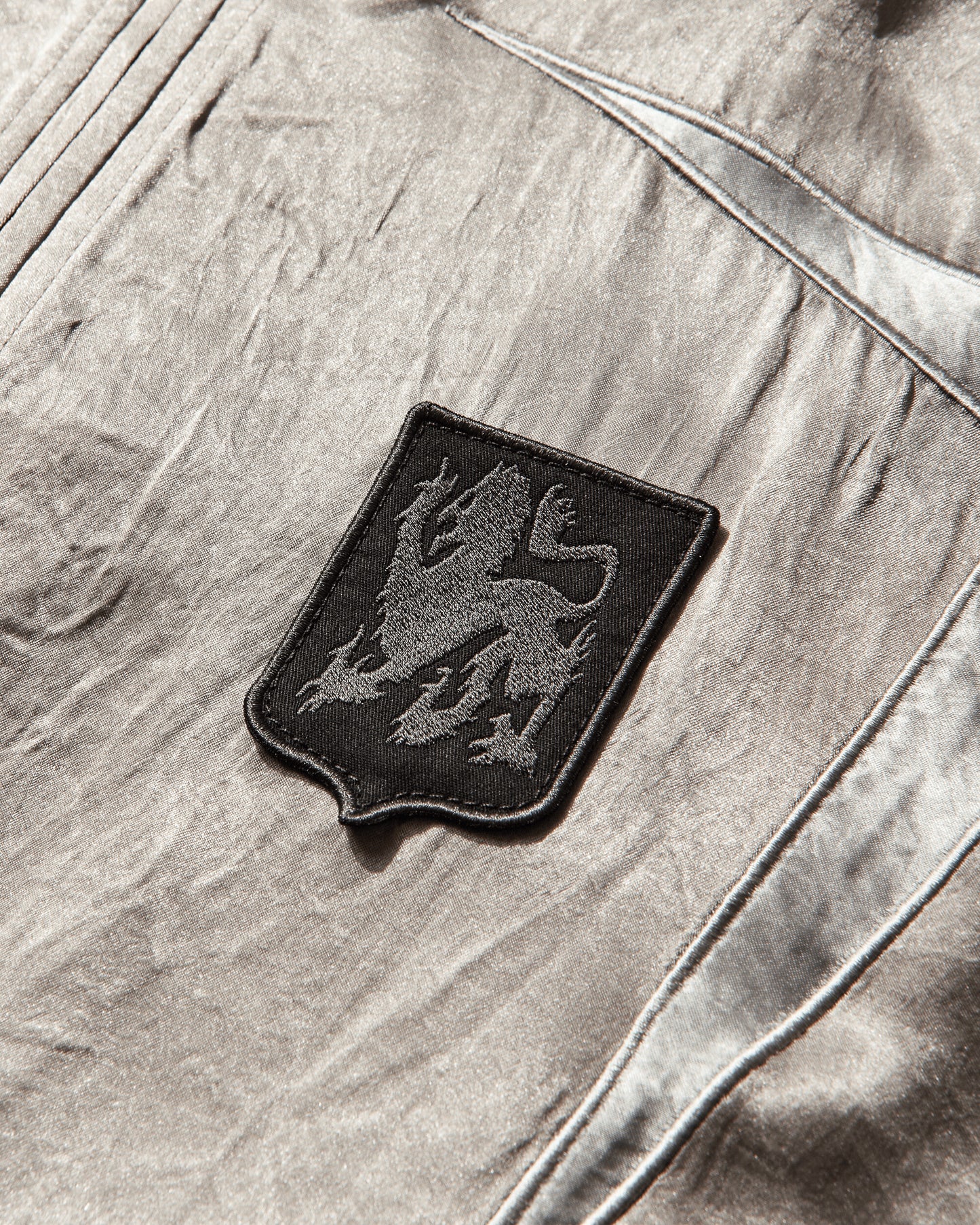 Umbro Satin Jester Track Jacket Silver Pearl Coats and Jackets Jackets UBMW0511FA335 GRY0009