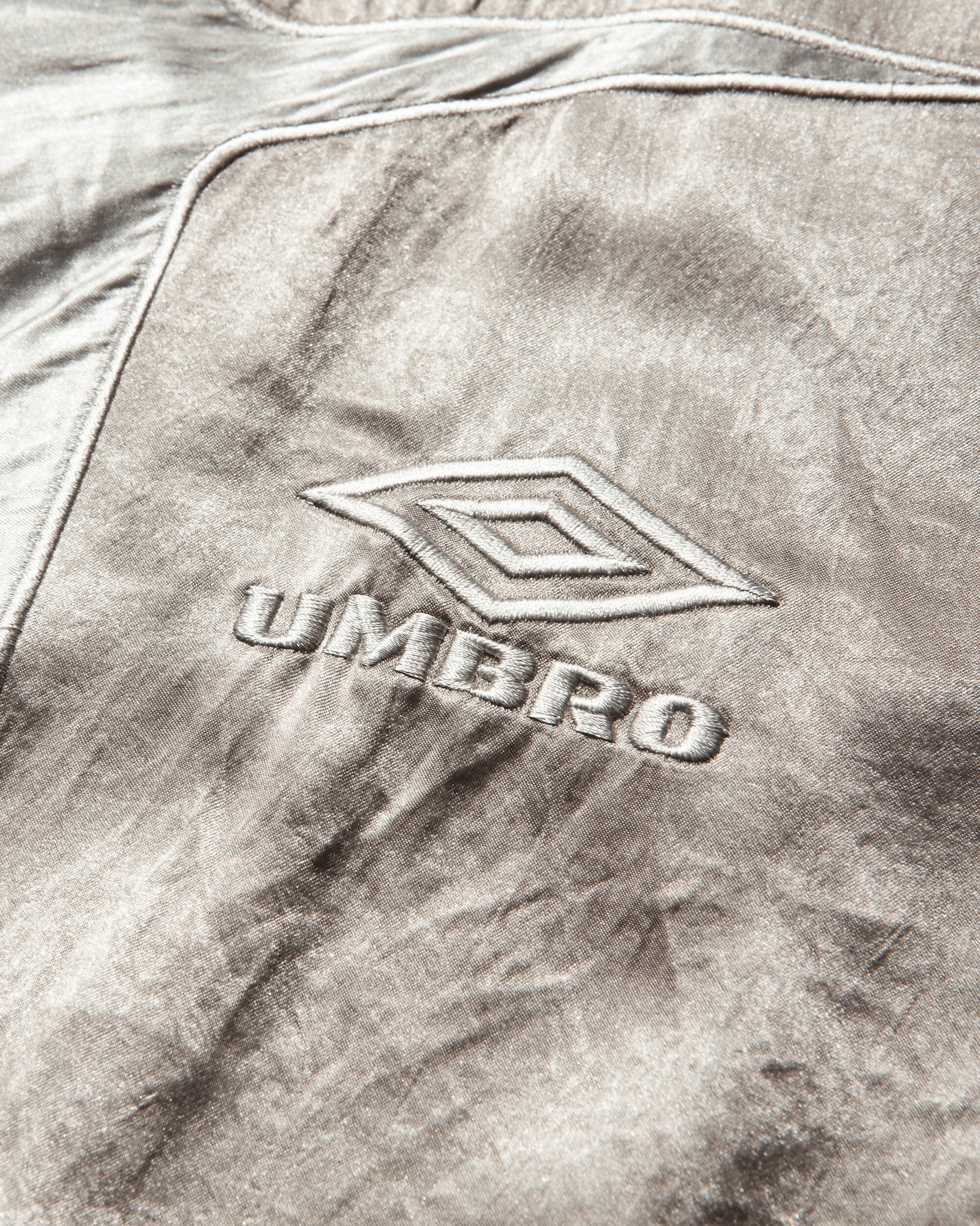 Umbro Satin Jester Track Jacket Silver Pearl Coats and Jackets Jackets UBMW0511FA335 GRY0009