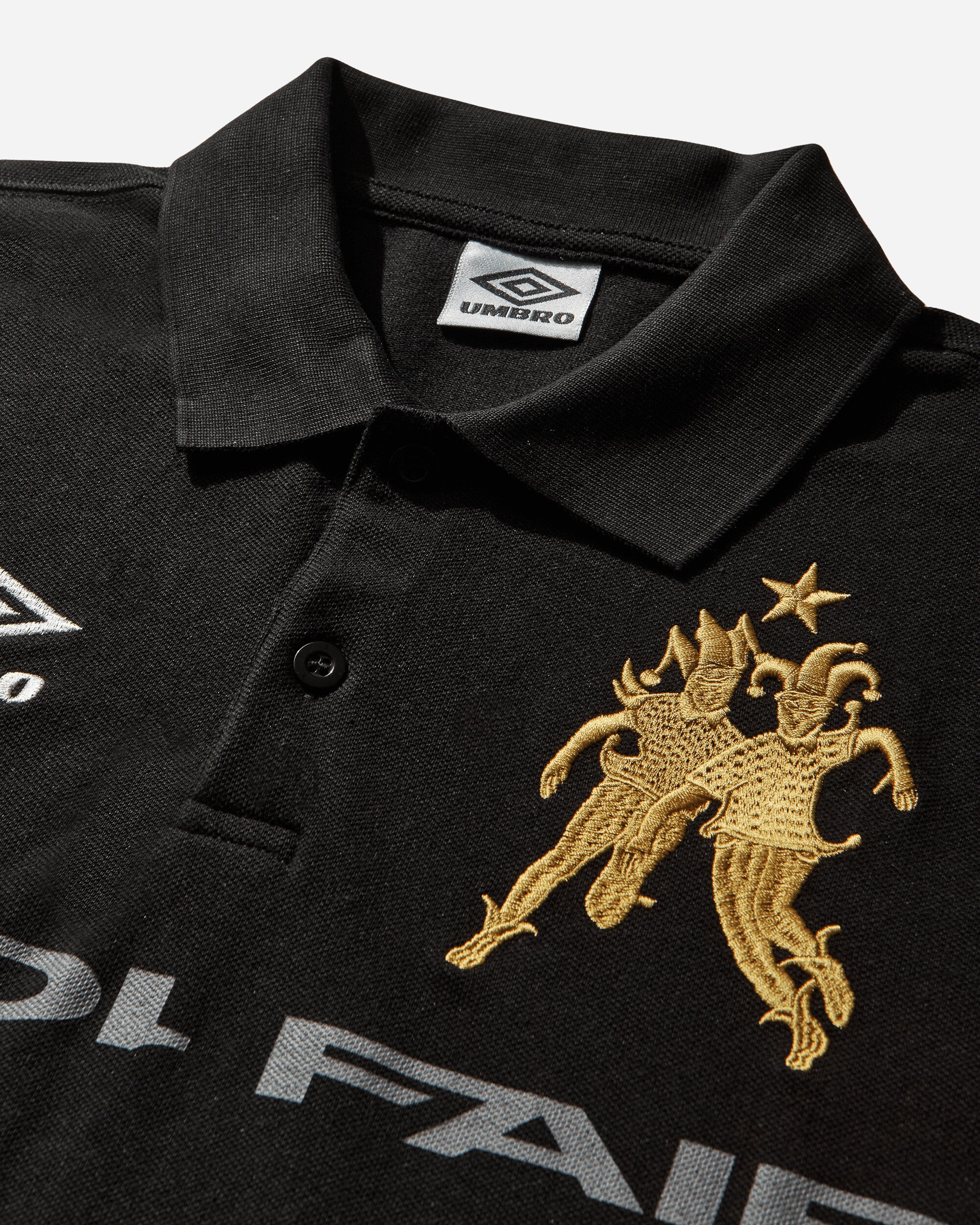 Umbro 001% Fair Polo Black T-Shirts Polo UBMW0490FA319 BLK0001