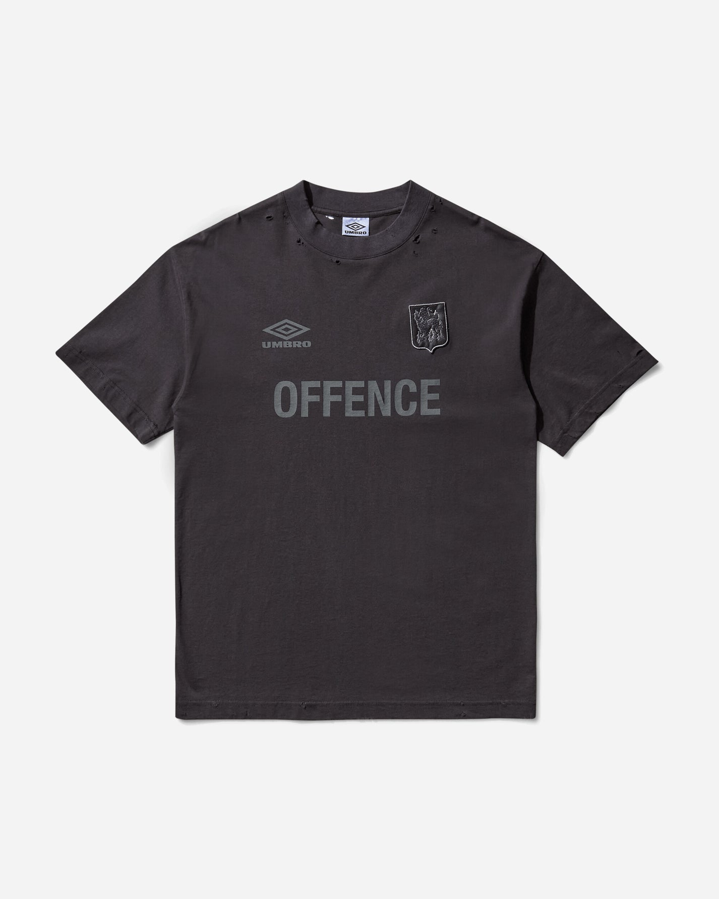 Umbro Offence Defence Tee Washed Black T-Shirts Shortsleeve UBMW0414JY128 BLK0020