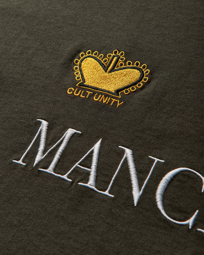 Umbro Manc T Shirt Dark Olive T-Shirts Top UBMW0397JY121 GRN0010