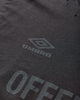 Umbro Offence Defence Tee Washed Black T-Shirts Top UBMW0414JY128 BLK0020