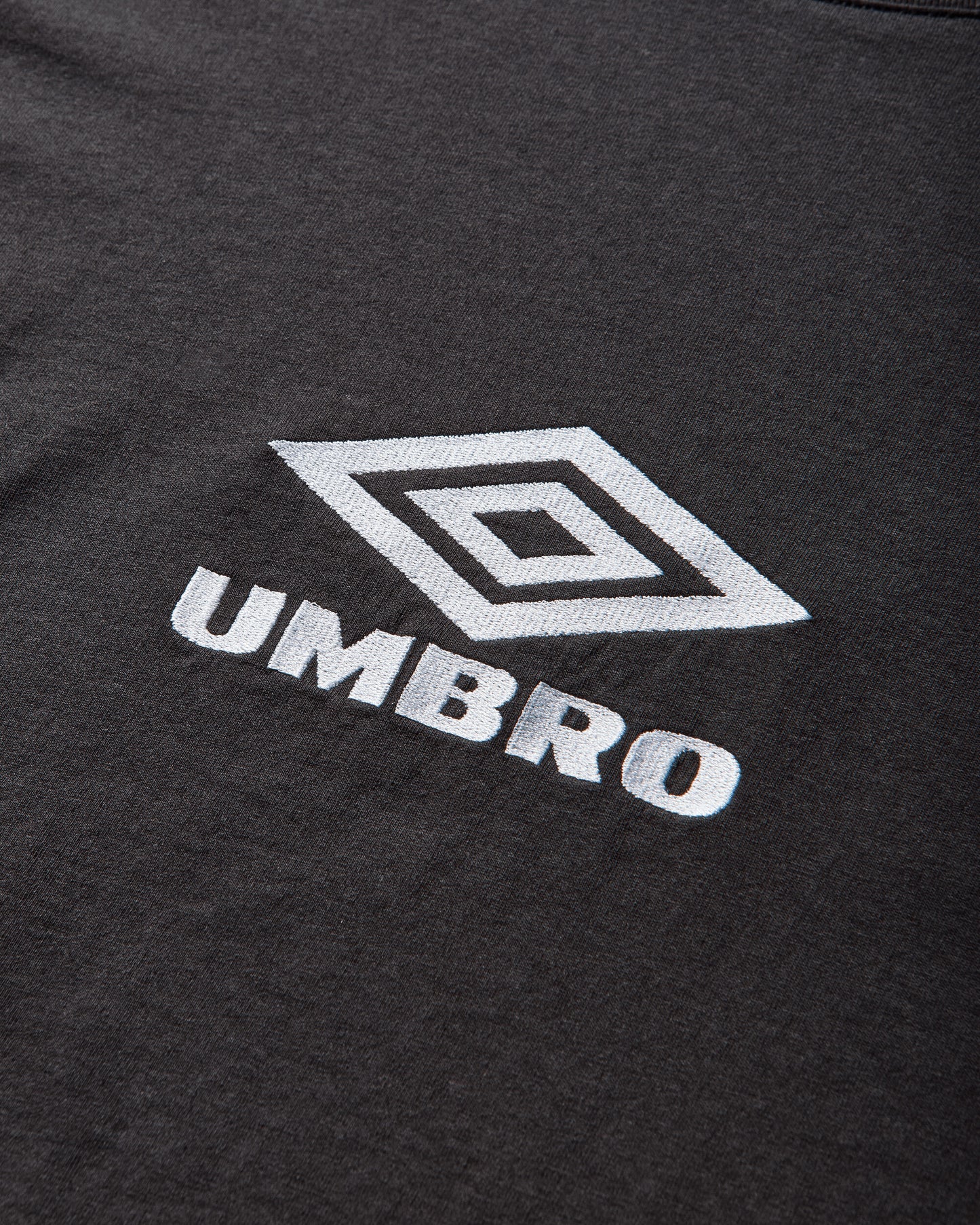 Umbro Og Logo Ls Shirt Washed Black White T-Shirts Top UBMW0237JY54 BLK0052