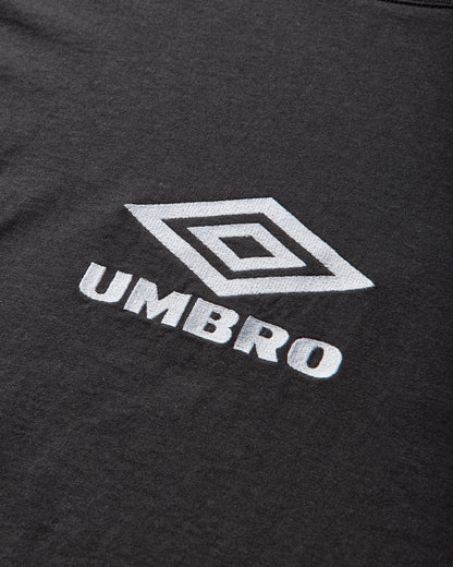 Umbro Og Logo Ls Shirt Washed Black White T-Shirts Top UBMW0237JY54 BLK0052