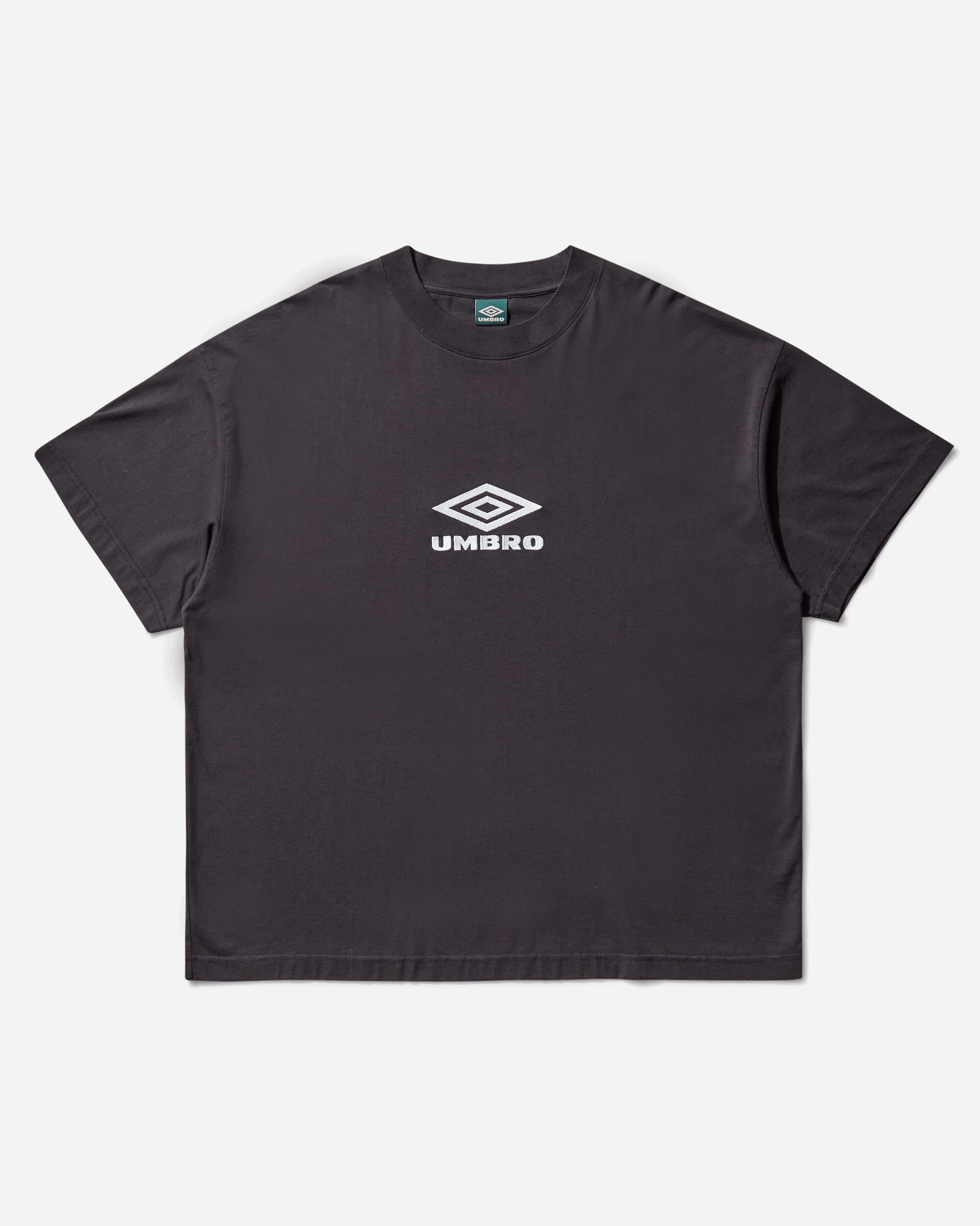 Umbro Og Logo T Shirt Washed Black T-Shirts Top UBMW0238JY55 BLK0020