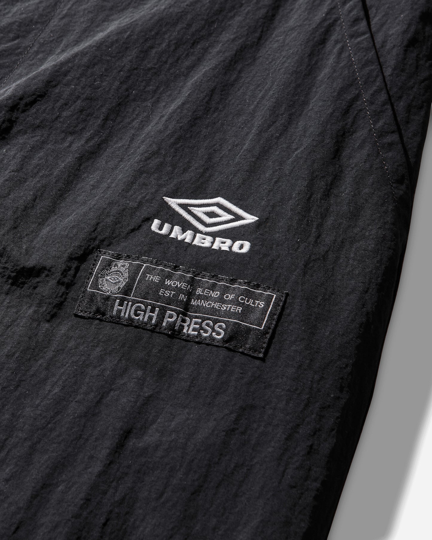 Umbro Antique Nylon Pants Carbon Black Pants Trousers UBMW0493FA322 BLK0002