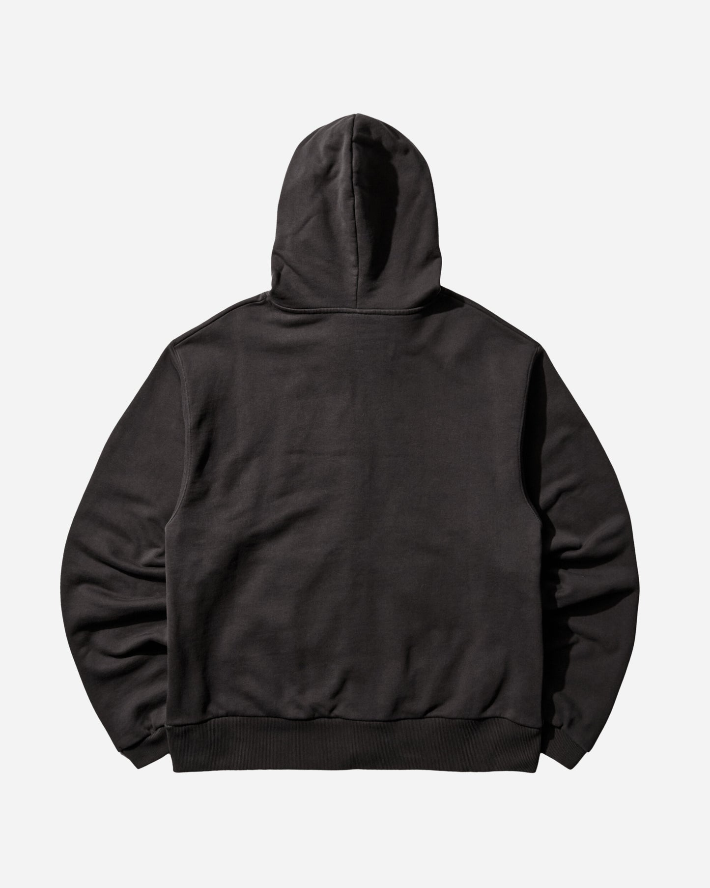 Umbro Compact Masked Zip Hoodie Washed Black Sweatshirts Zip-Ups UBMW0410FA255 BLK0020