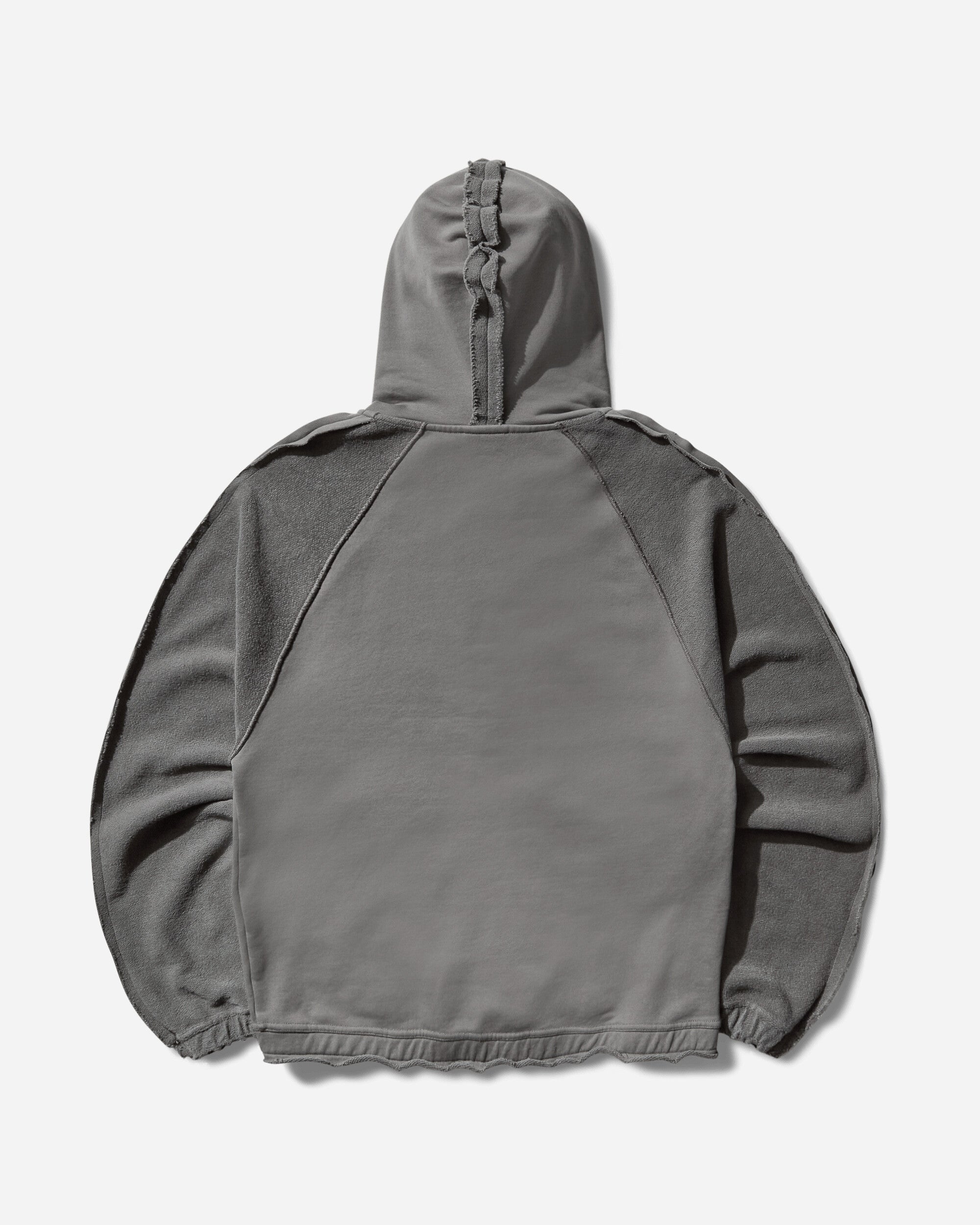 Umbro Royal Arms Zip Masked Hoodie Smock Grey Sweatshirts Zip-Ups UBMW0487FA317 GRY0052