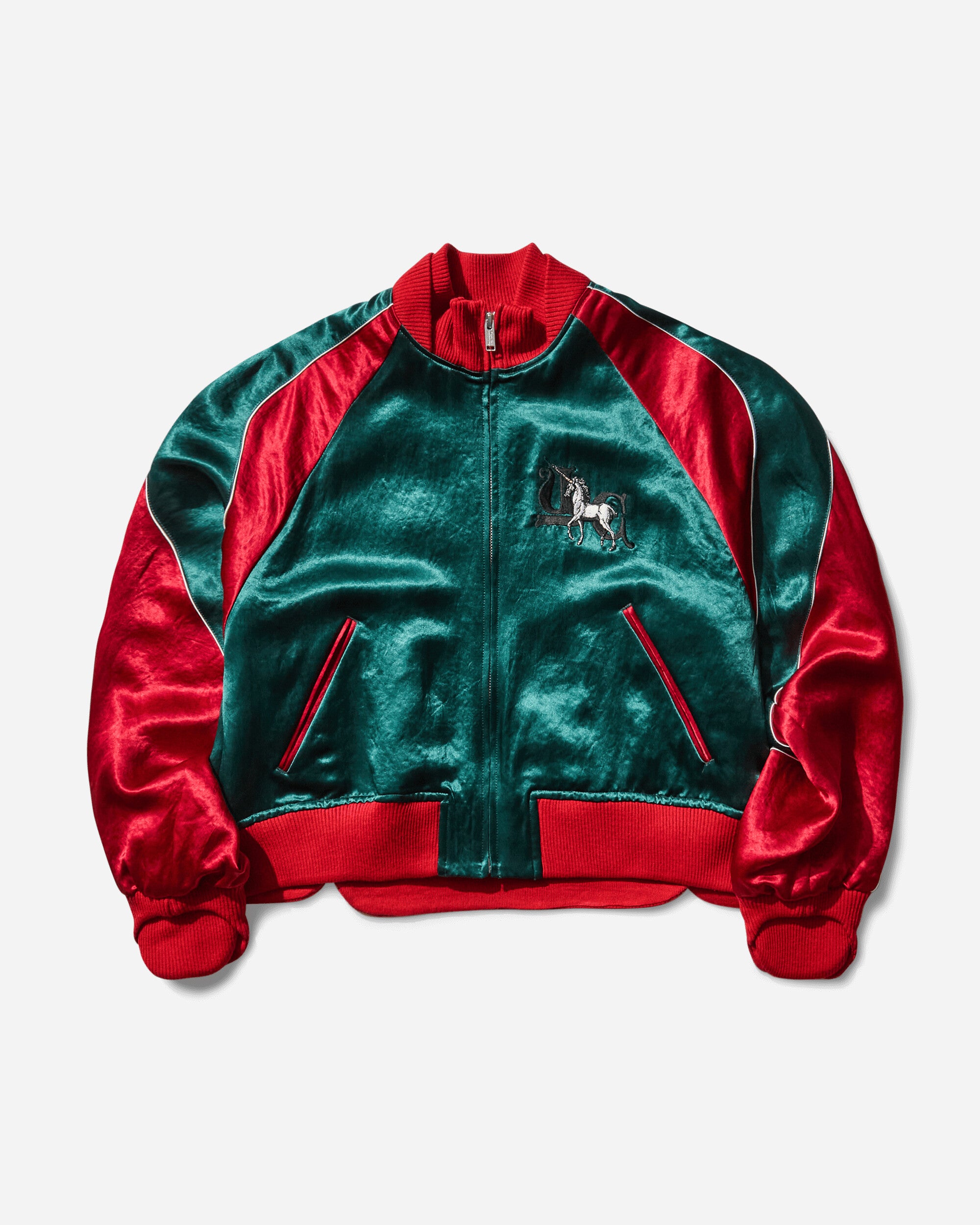 Undercover Wmns Blouson Green Coats and Jackets Bomber Jackets UP2E1204 4