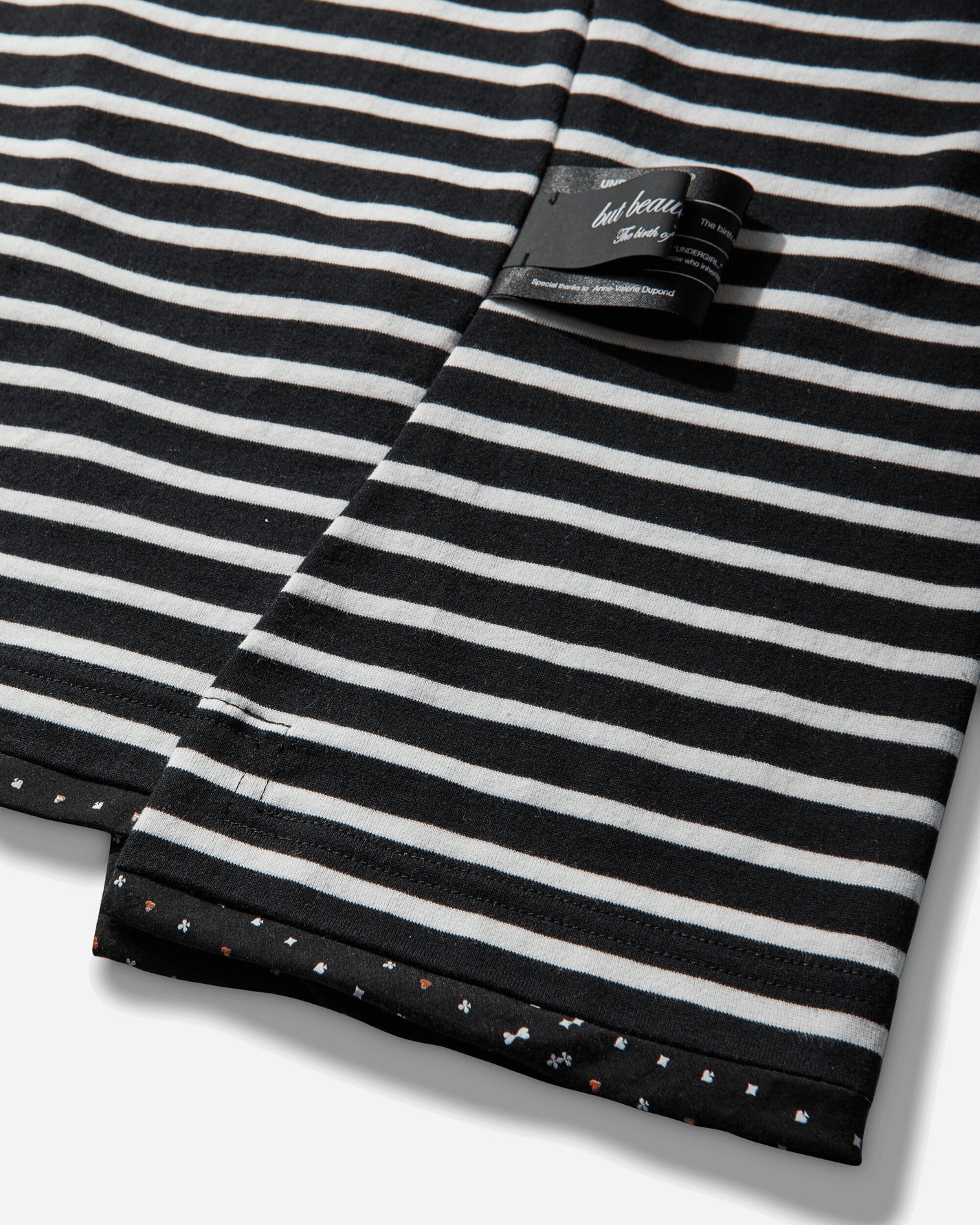 Undercover Wmns C/S Blk Border Sweatshirts Crewneck UC1F1802-1 BLKBORDER