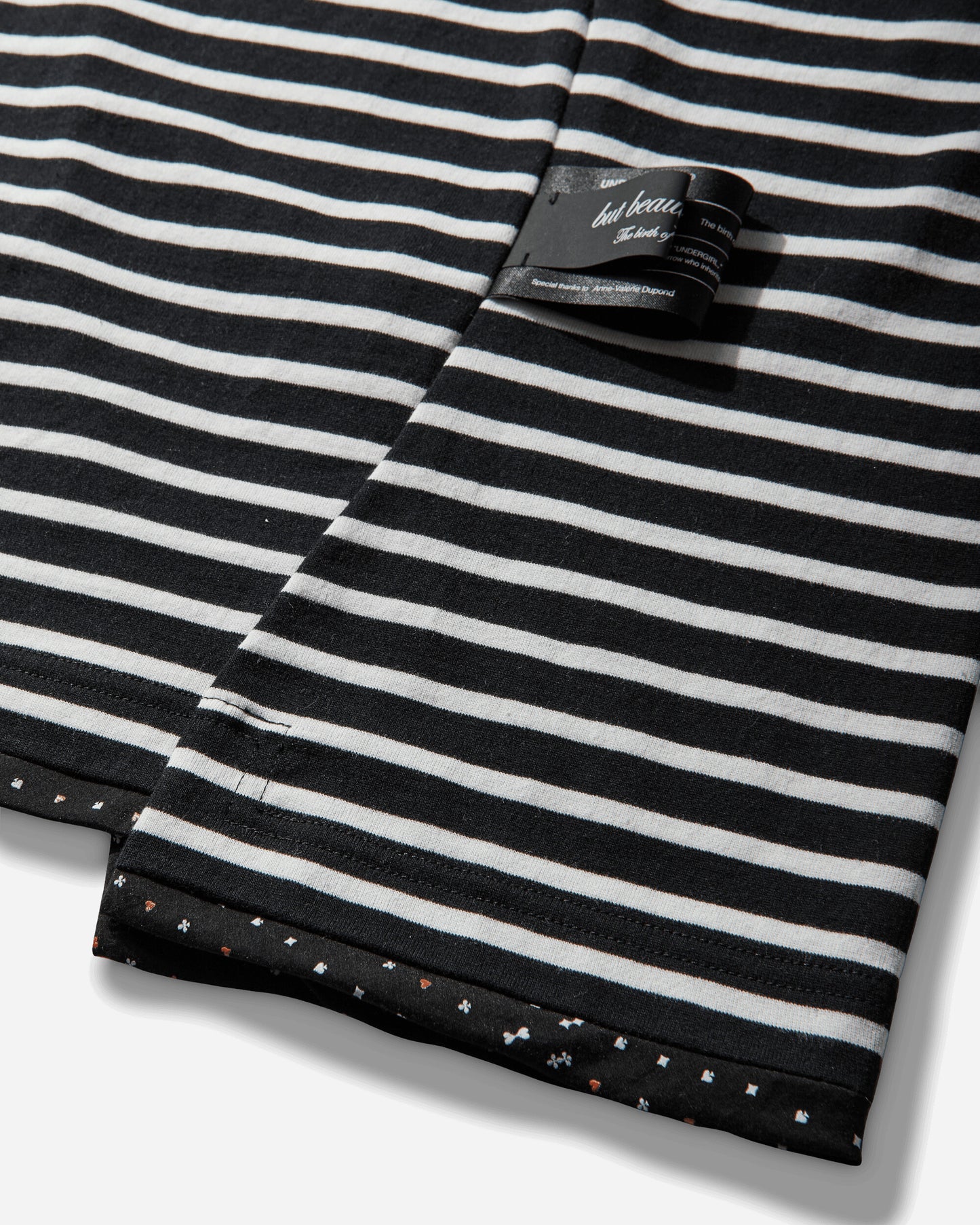 Undercover Wmns C/S Blk Border Sweatshirts Crewneck UC1F1802-1 BLKBORDER