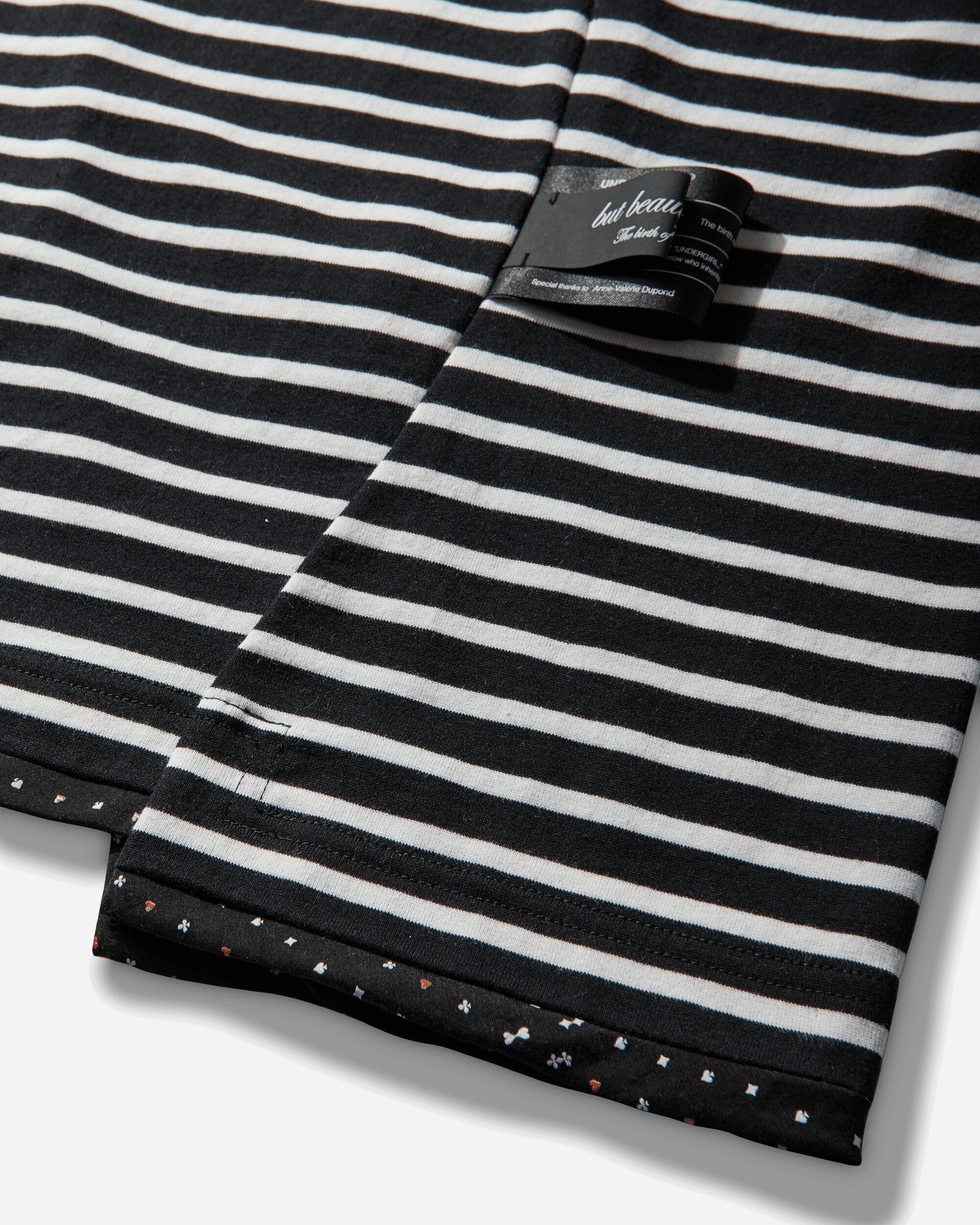 Undercover Wmns C/S Blk Border Sweatshirts Crewneck UC1F1802-1 BLKBORDER