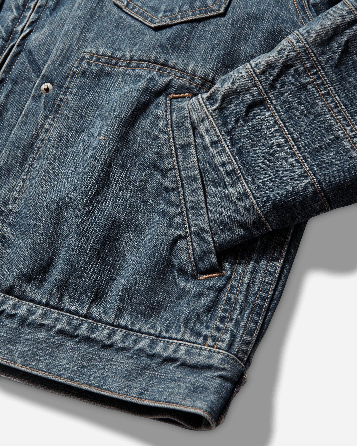 Undercover Blouson Indigo Coats and Jackets Denim Jackets UP1F1202 INDIGO