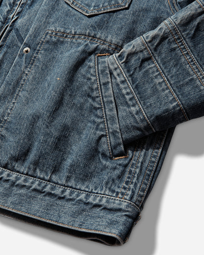 Undercover Blouson Indigo Coats and Jackets Denim Jackets UP1F1202 INDIGO