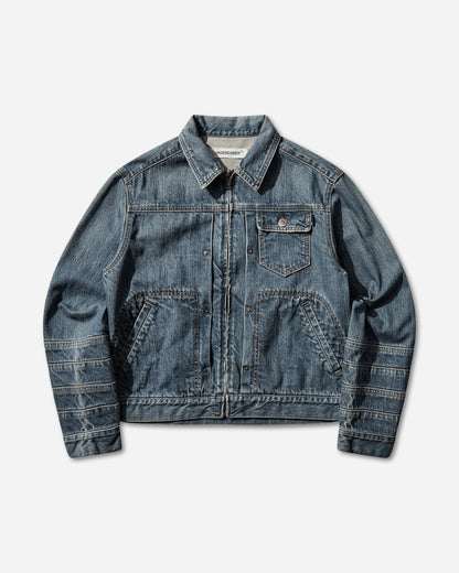 Undercover Blouson Indigo Coats and Jackets Denim Jackets UP1F1202 INDIGO