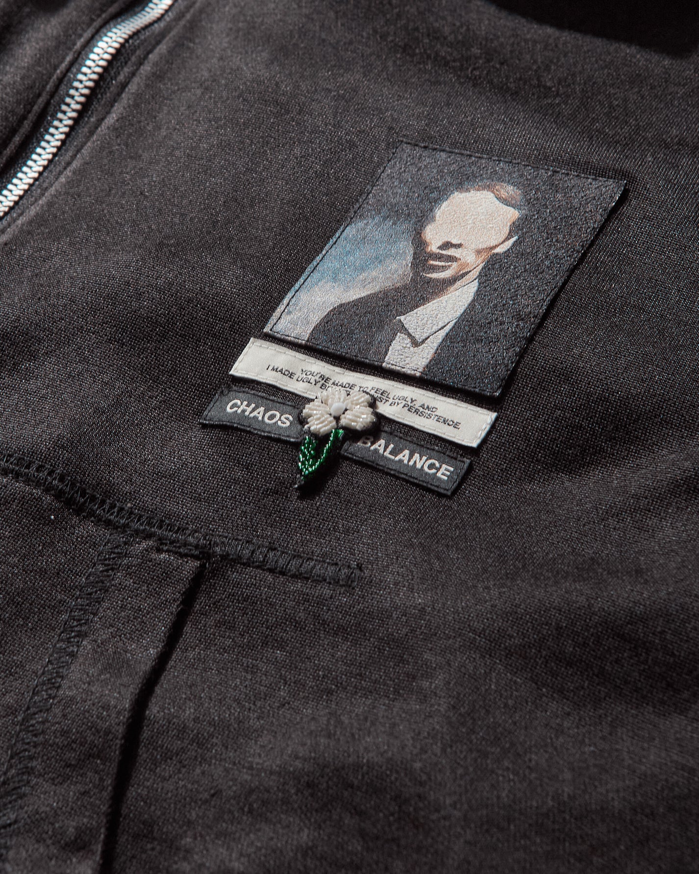 Undercover C/S Black Sweatshirts Hoodies UC1E4807 001