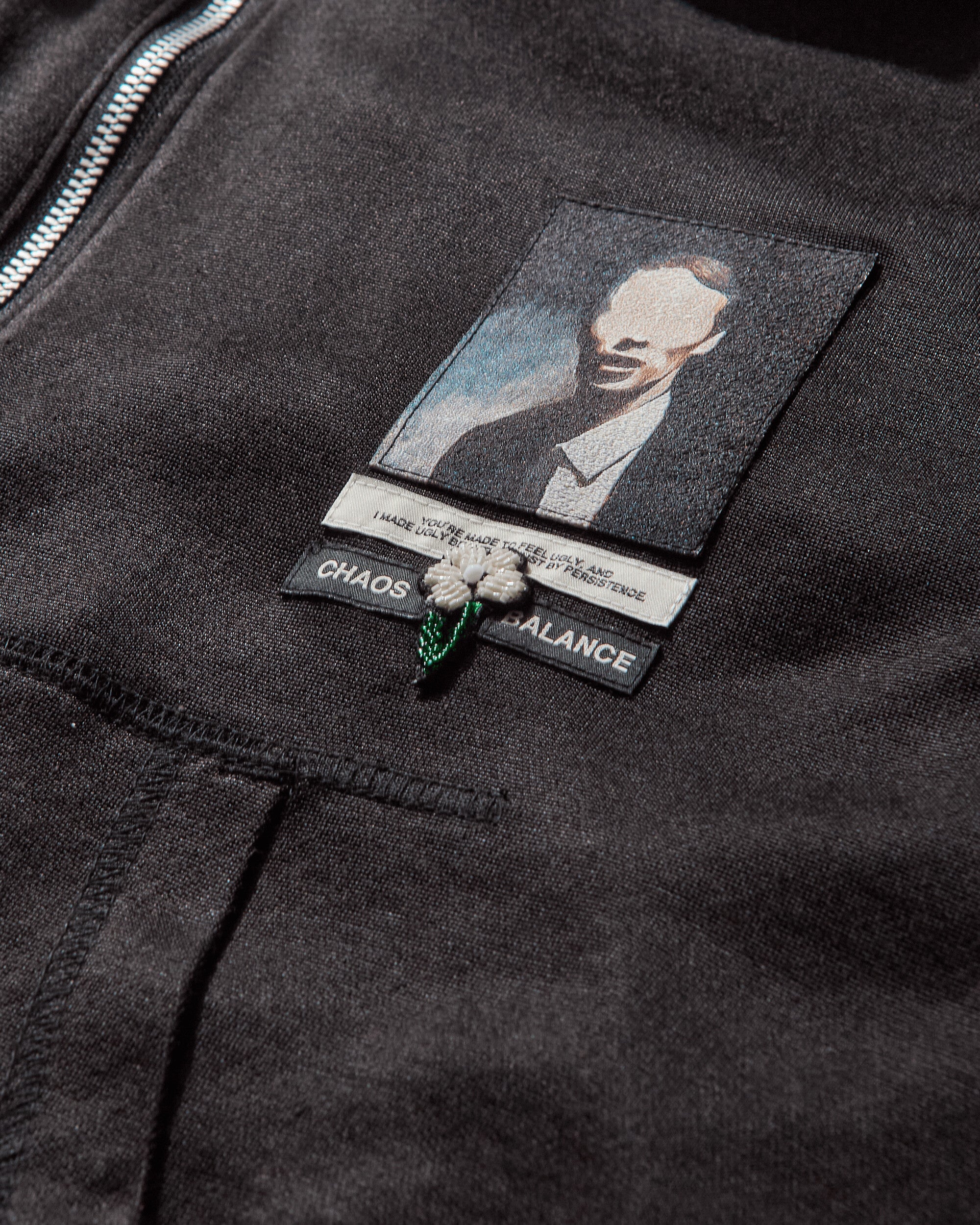 Undercover C/S Black Sweatshirts Hoodies UC1E4807 001