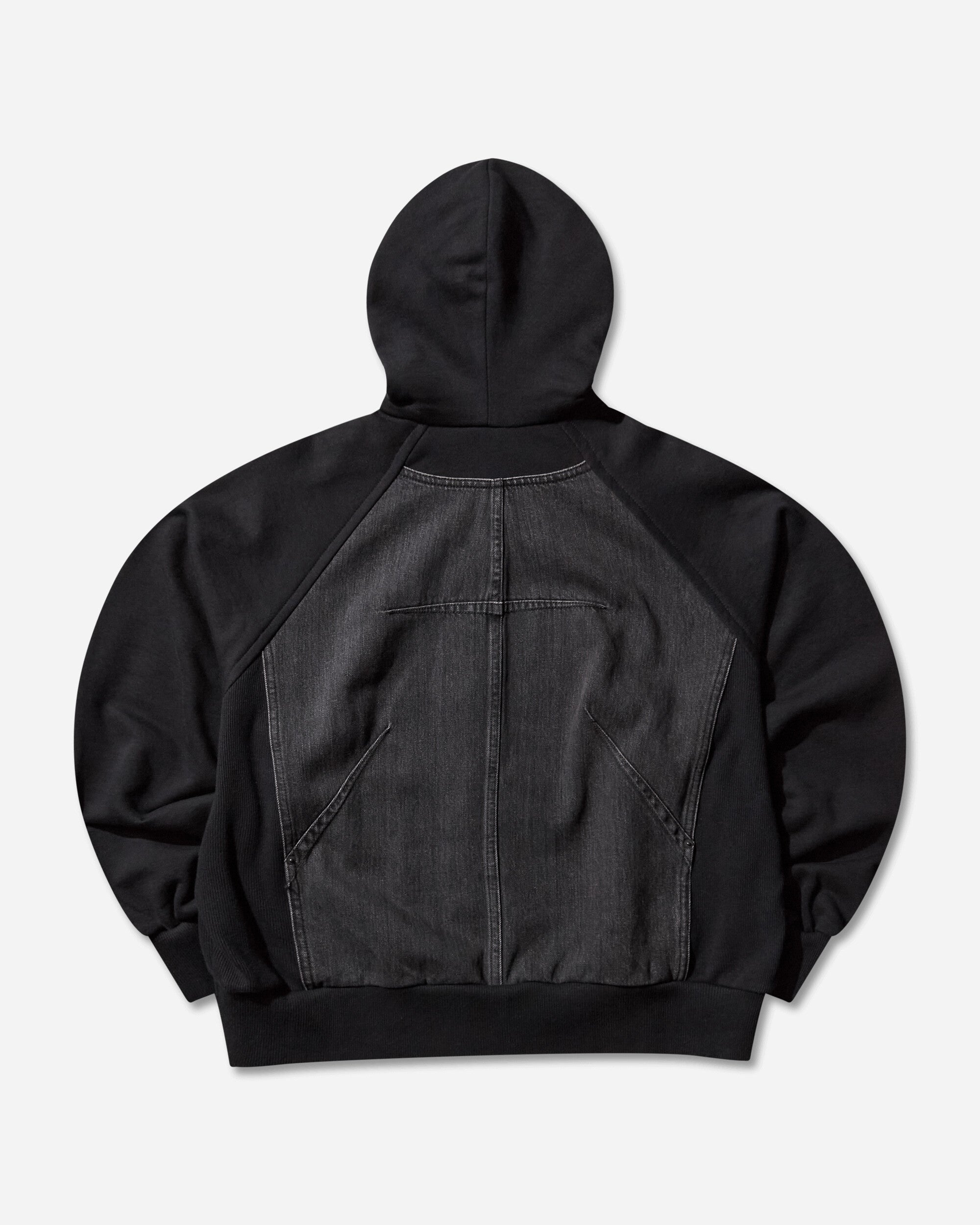 Undercover Wmns C/S Black Sweatshirts Hoodies UP2E1806 1