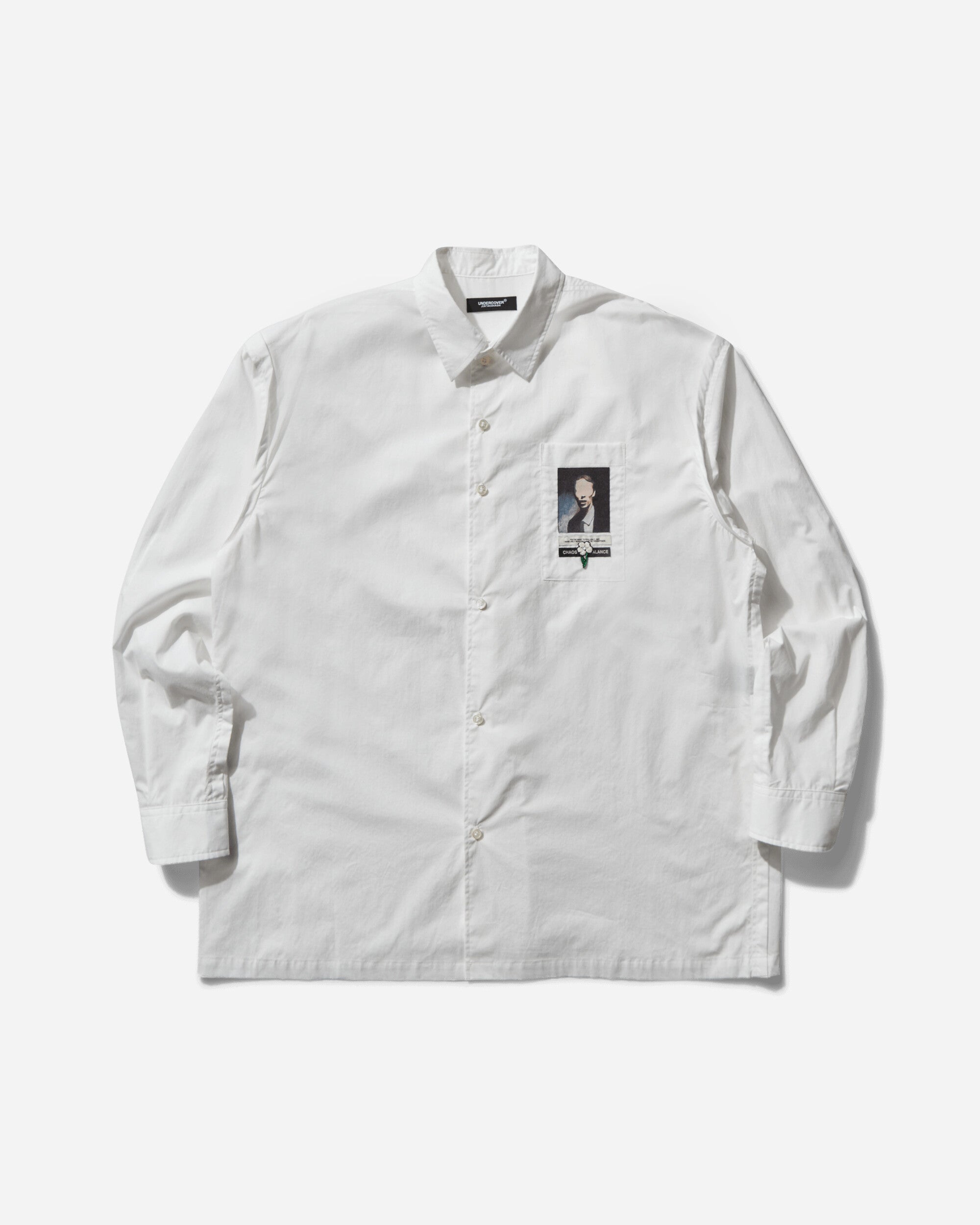 Undercover Shirt/Blouse White Shirts Longsleeve Shirt UC1E4411 001