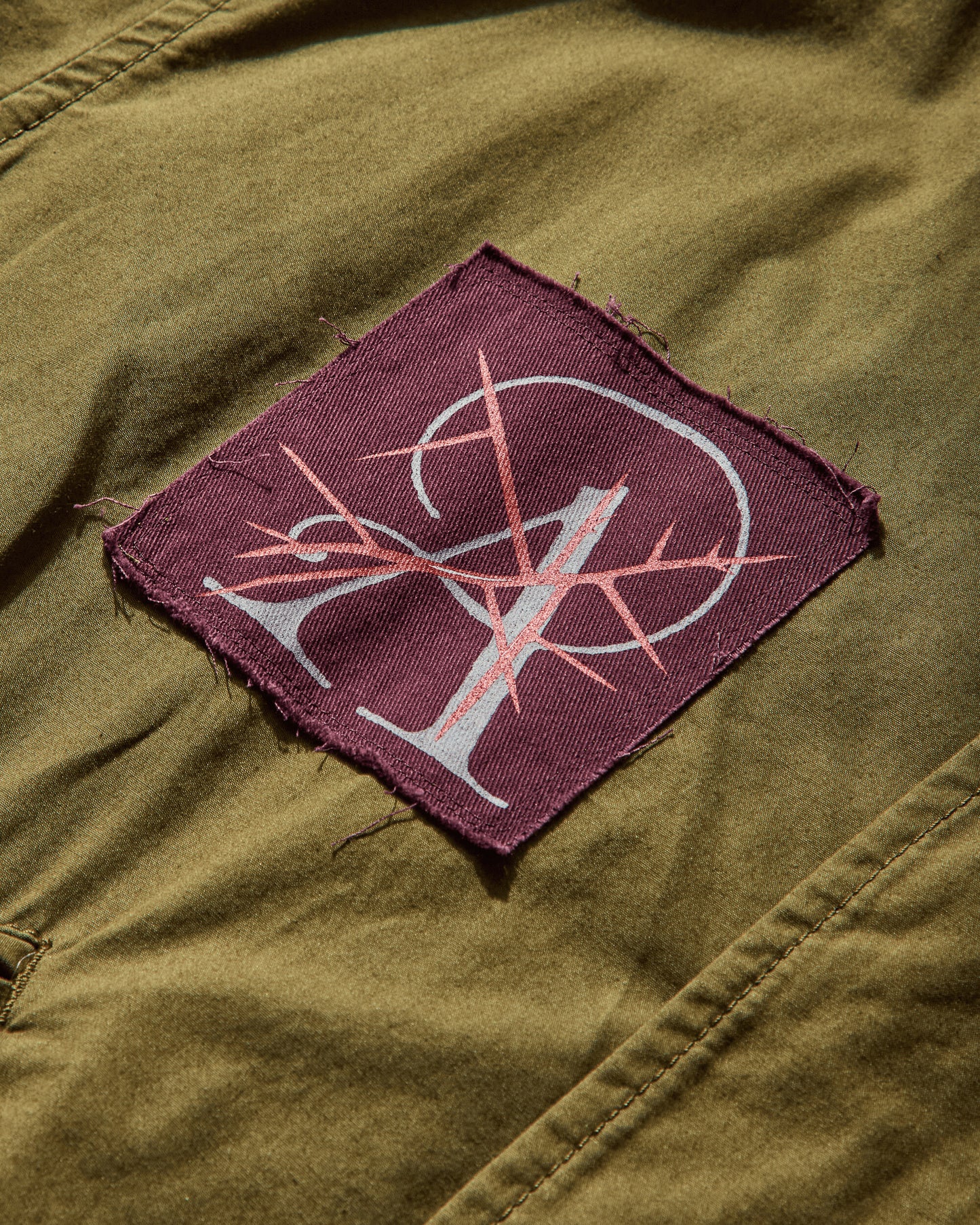 Undercover Coat Khaki Green Coats and Jackets Parka Jackets UP2E4303 KHAKIGREEN