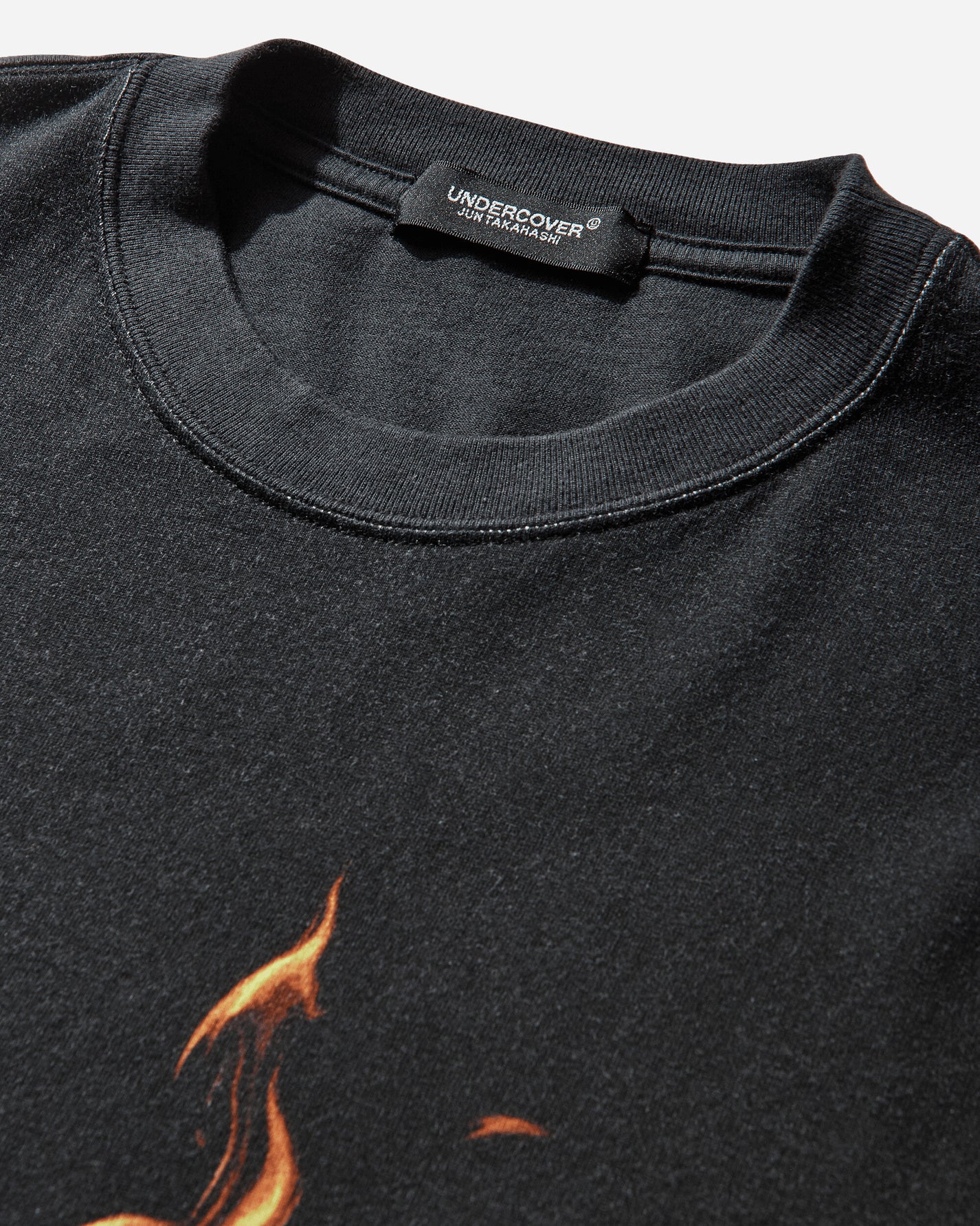 Undercover Oversized Tee Black T-Shirts Shortsleeve UC1F4813 BLACK