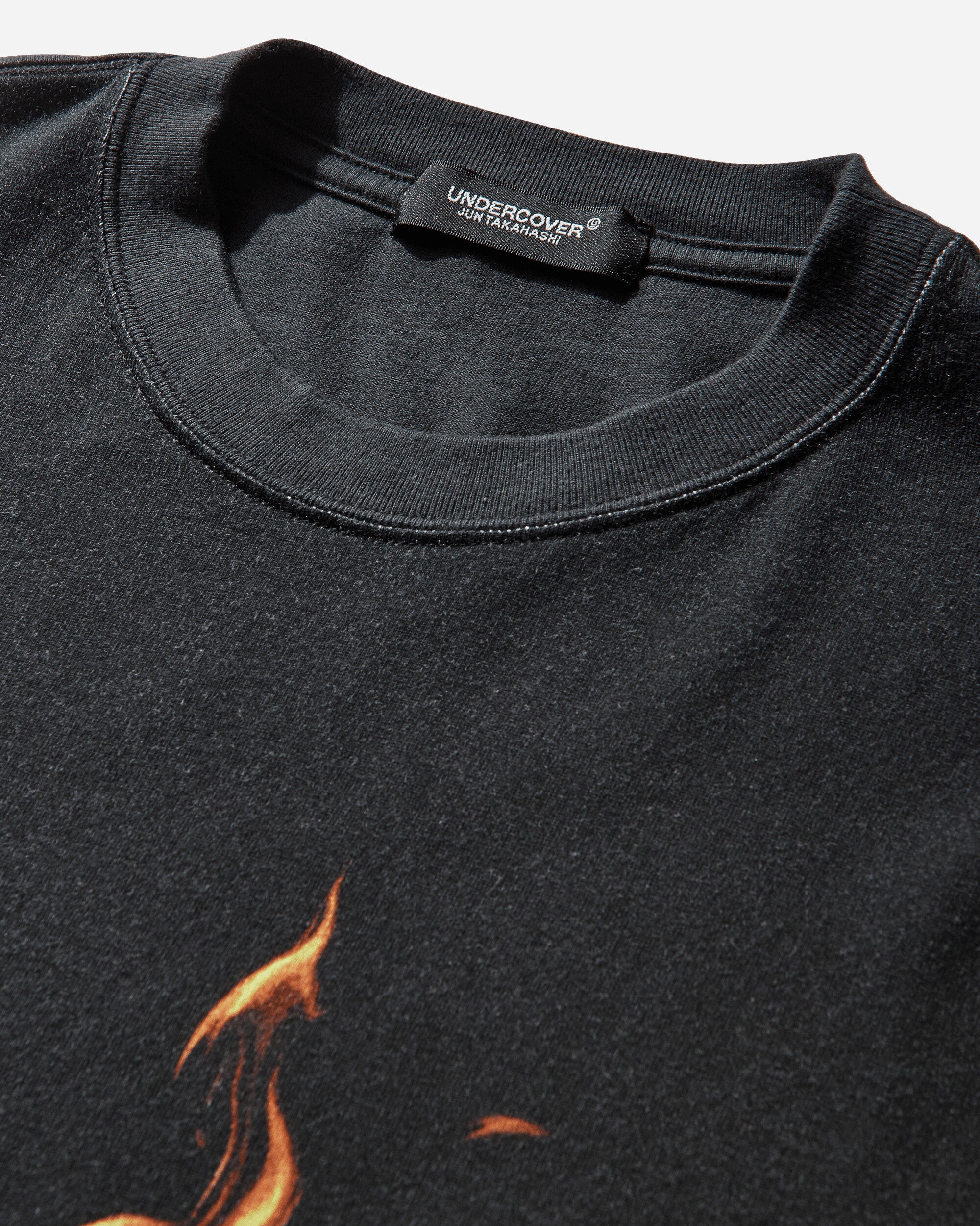 Undercover Oversized Tee Black T-Shirts Shortsleeve UC1F4813 BLACK