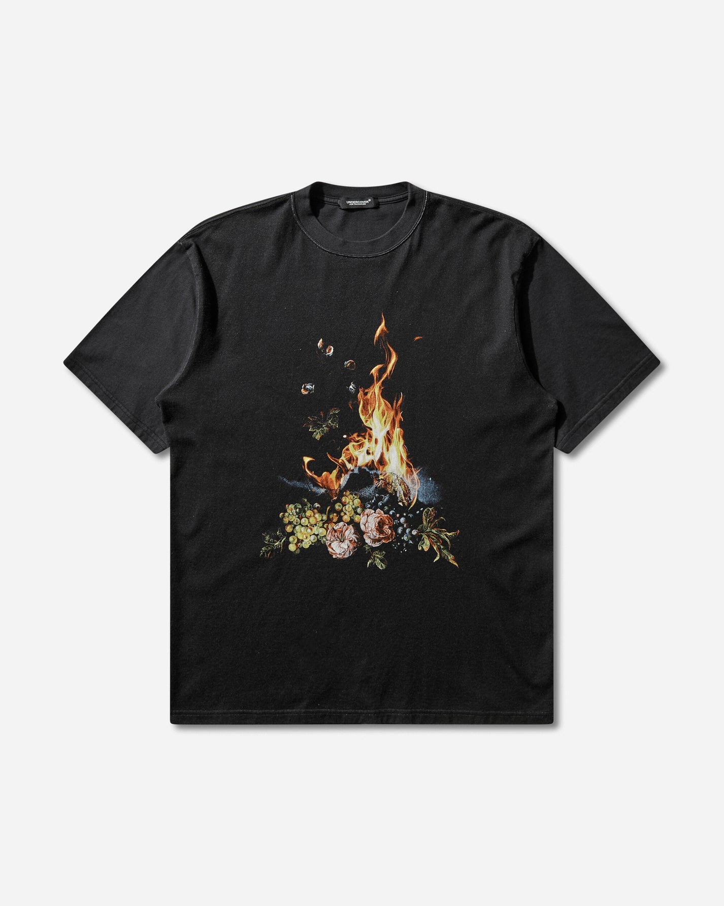 Undercover Oversized Tee Black T-Shirts Shortsleeve UC1F4813 BLACK