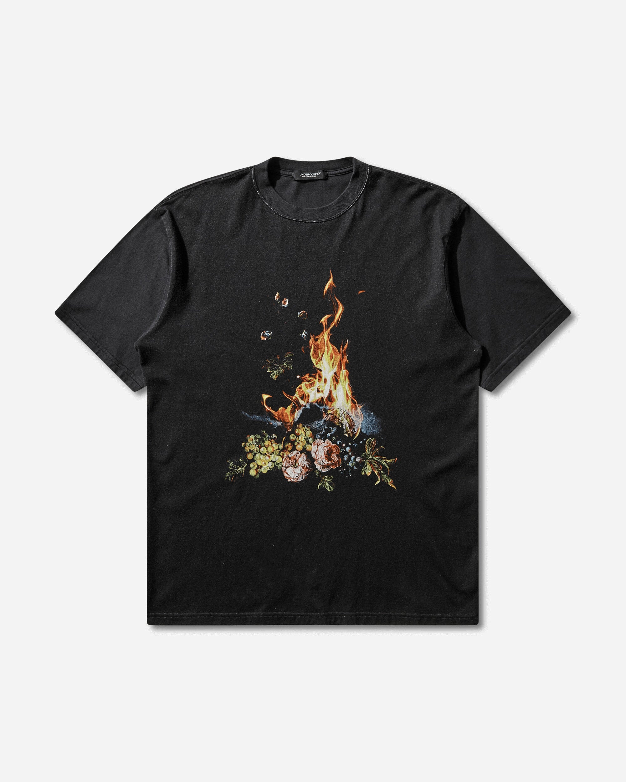 Undercover Oversized Tee Black T-Shirts Shortsleeve UC1F4813 BLACK