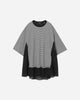 Undercover Wmns Crewneck Blk Border T-Shirts Shortsleeve UC1E8804 BLKBORDER