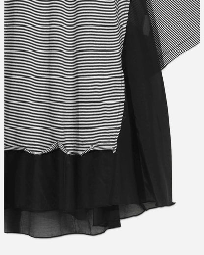 Undercover Wmns Crewneck Blk Border T-Shirts Shortsleeve UC1E8804 BLKBORDER