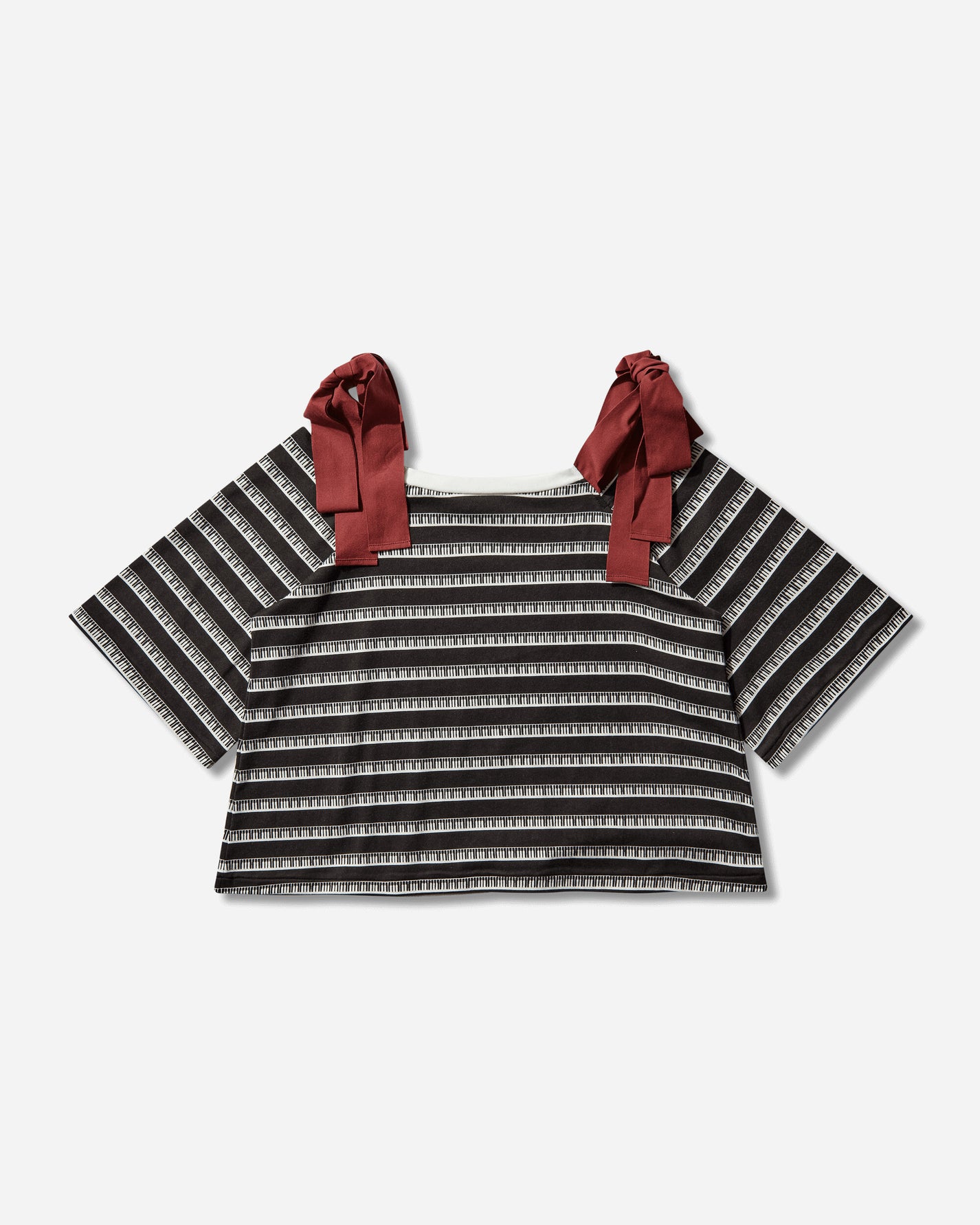 Undercover C/S Blk Border T-Shirts Top UP1F1811-1 BLKBORDER