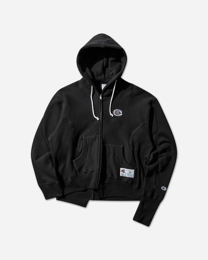 Undercover Uc X Champion Hoodie Black Sweatshirts Zip-Ups UC2E1802-1 002