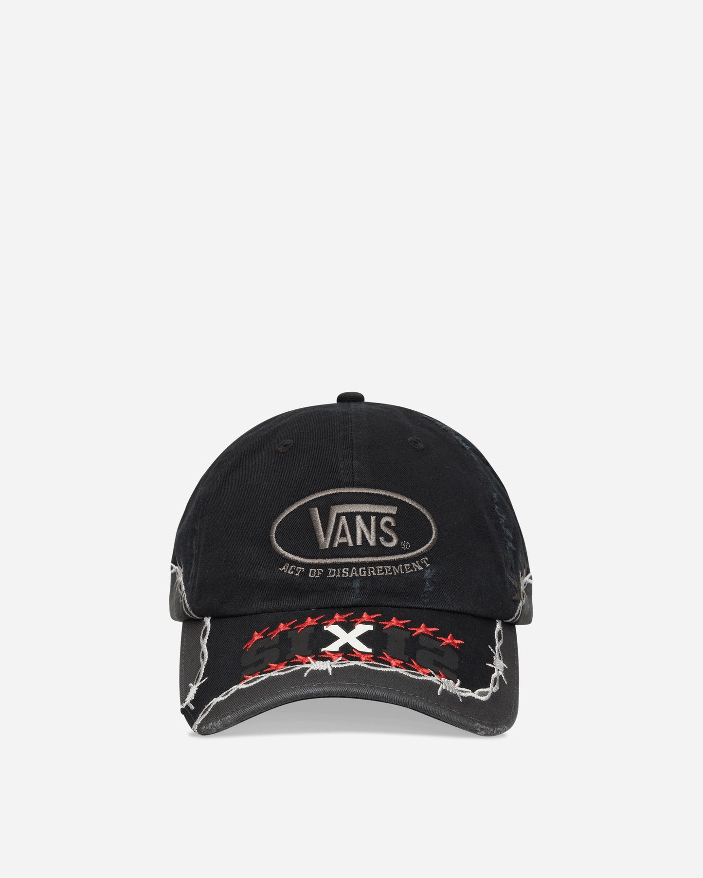 Vans Aod Barbed Wire Cap Washed Black Hats Caps VN000RRBEMQ1