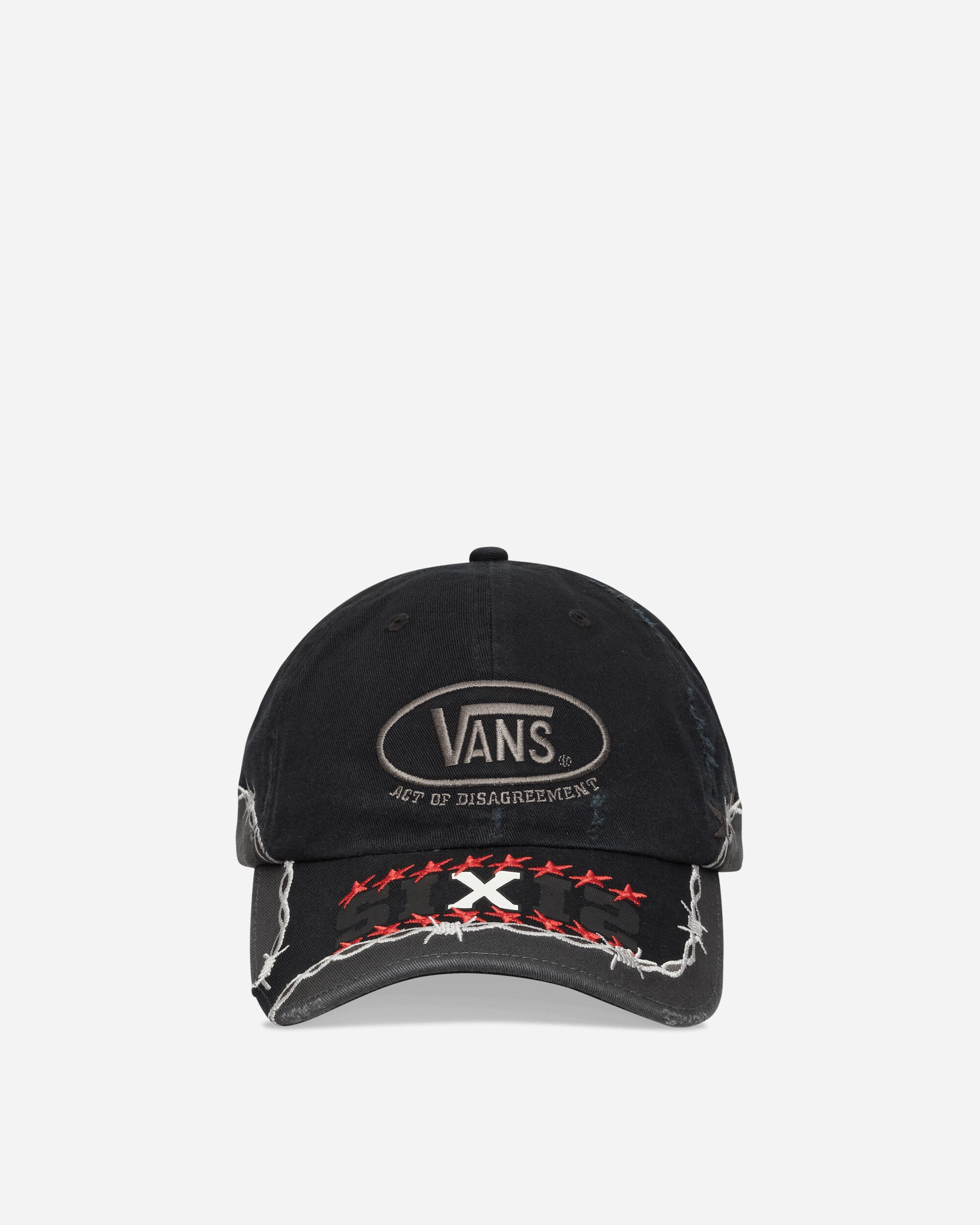 Vans Aod Barbed Wire Cap Washed Black Hats Caps VN000RRBEMQ1