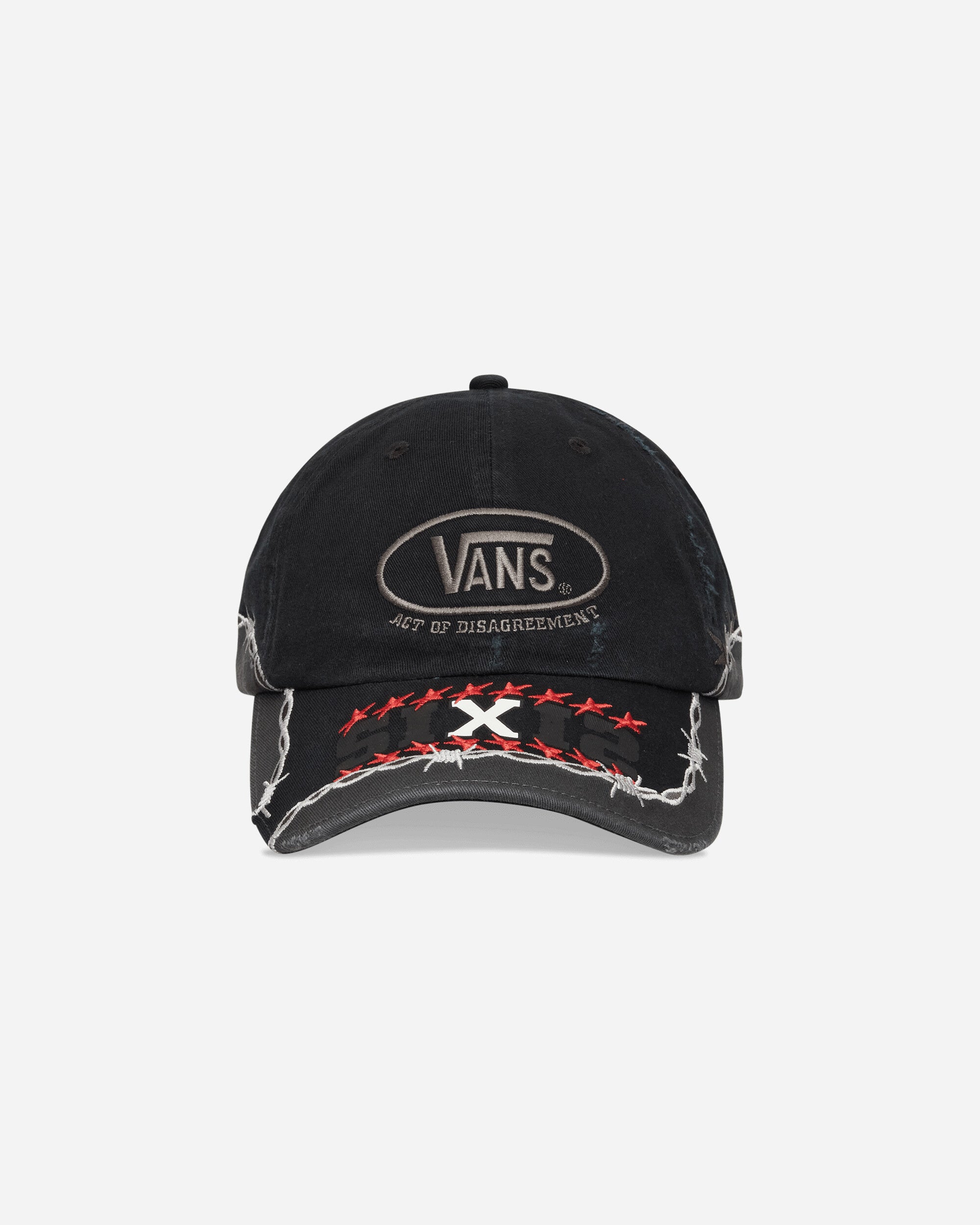 Vans Aod Barbed Wire Cap Washed Black Hats Caps VN000RRBEMQ1
