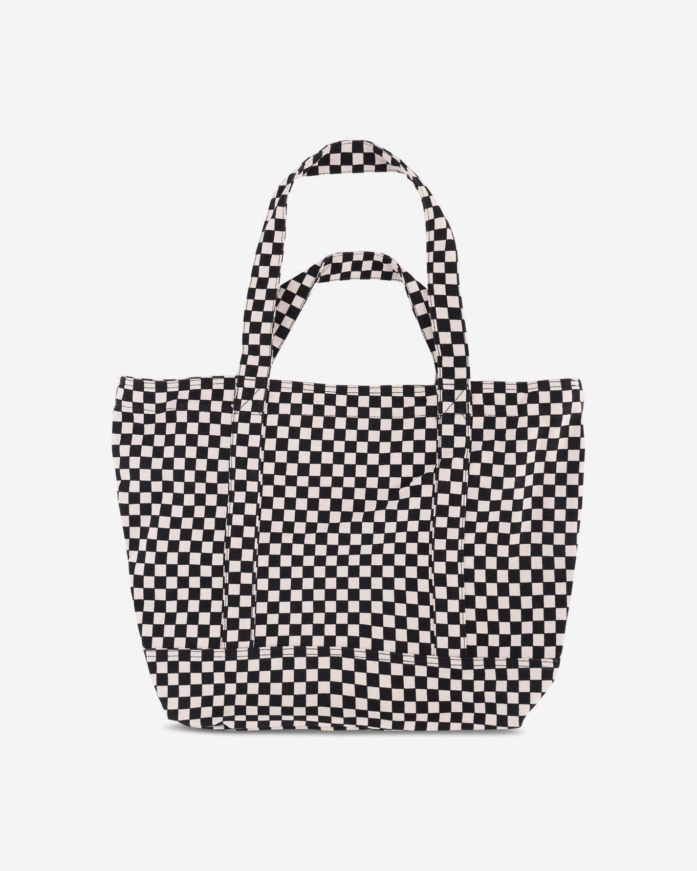 Vans Wmns Wm Tell All Zip Tote Checkerboard Bags and Backpacks Tote Bags VN0A5I1K7051