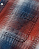 Vans Indigo Plaid Ls Woven Racing Red Coats and Jackets Jackets VN000T6XIZQ1